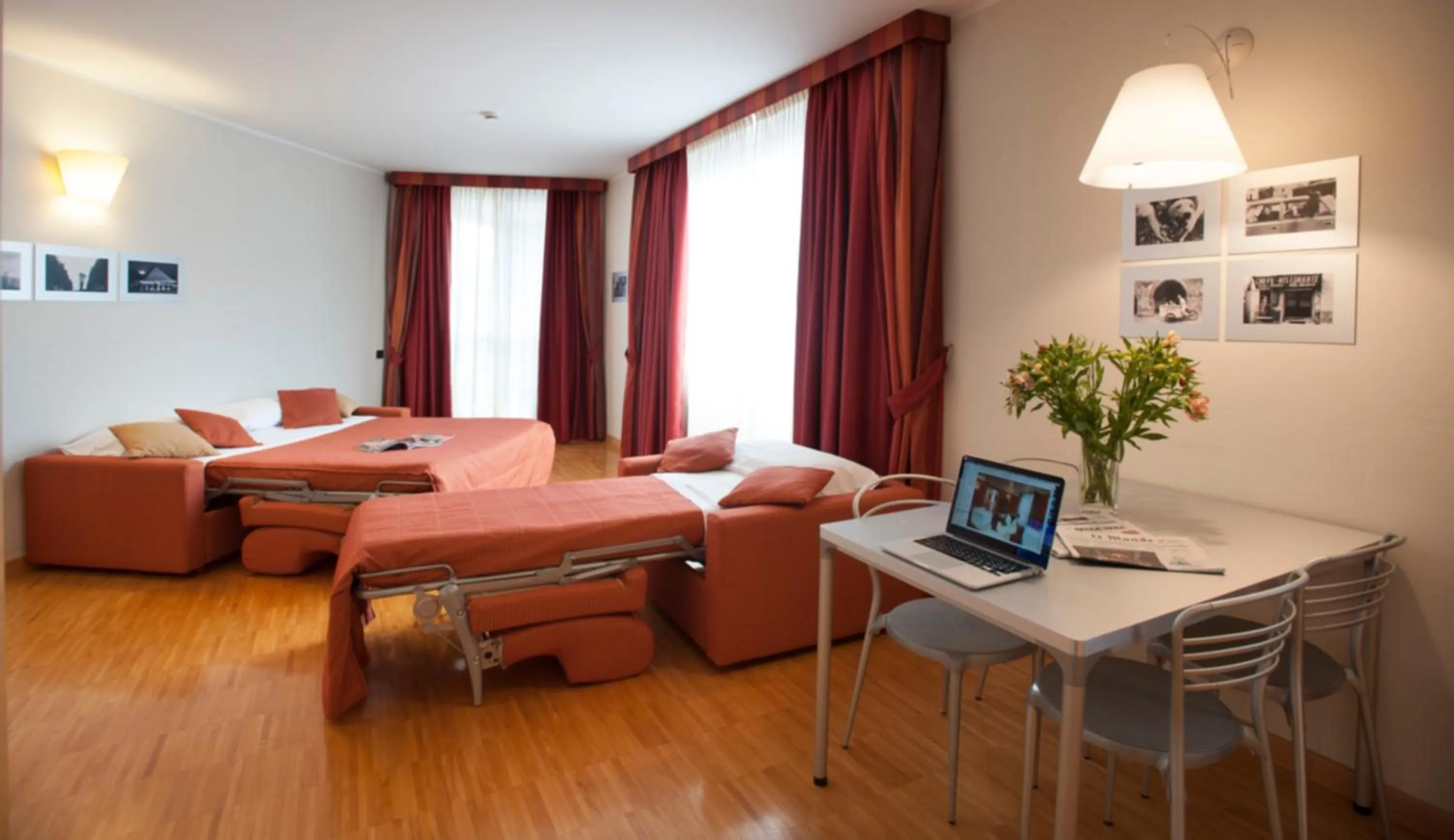 Bed in AlbaResidence Masera26