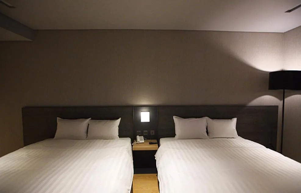 Bed in Chiayi Guanzhi Hotel