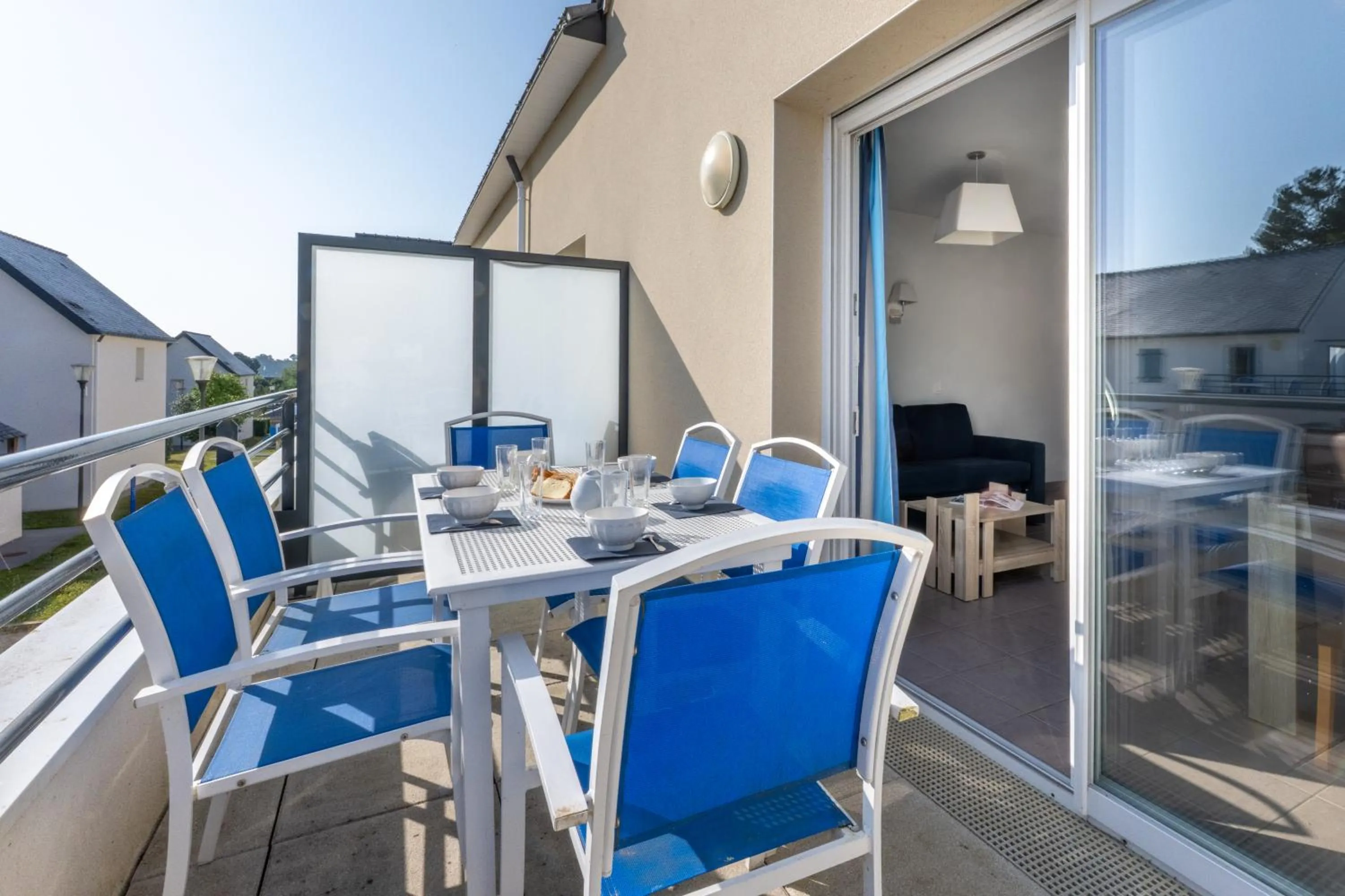 Balcony/Terrace in Résidence Odalys Les Iles du Morbihan