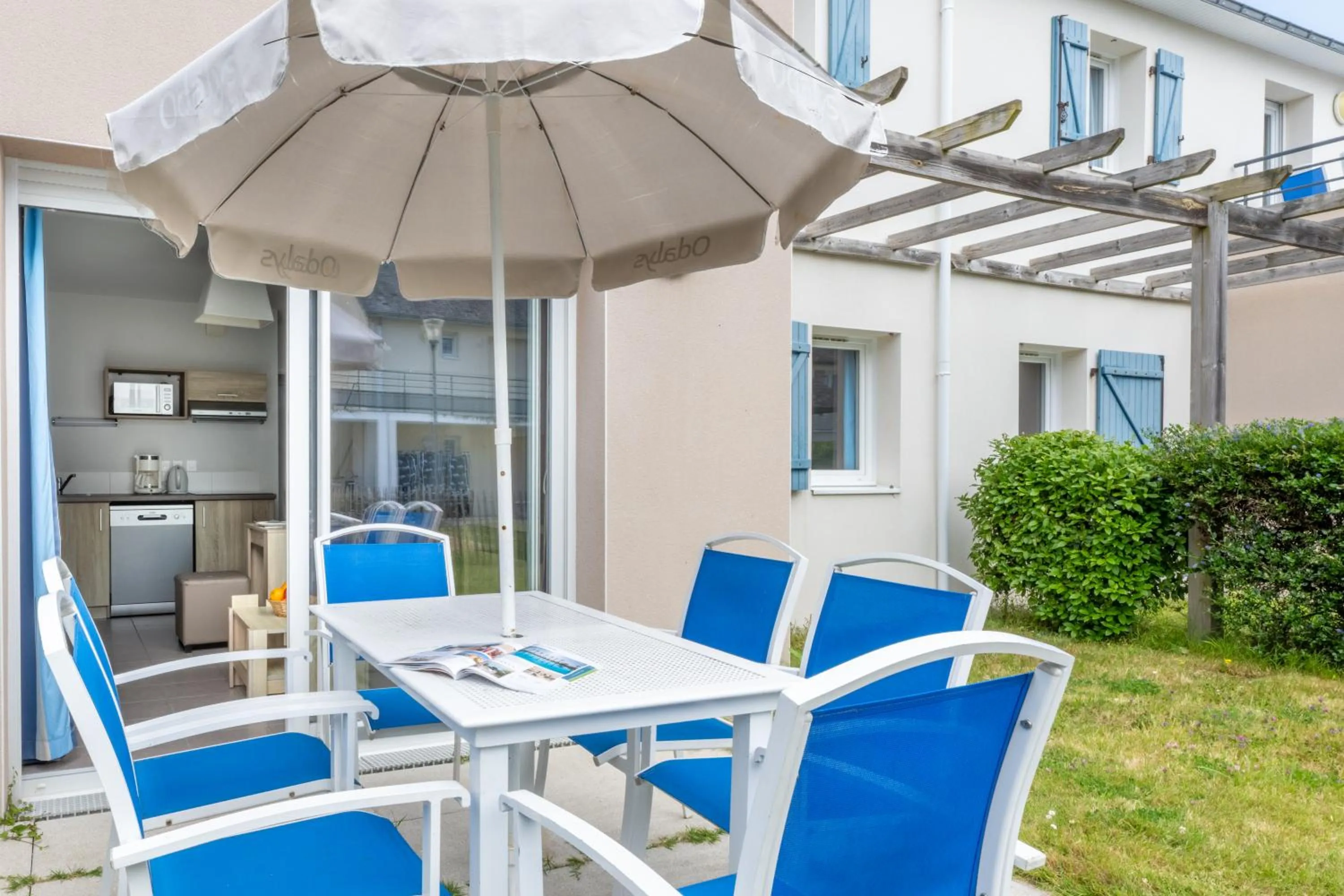 Balcony/Terrace in Résidence Odalys Les Iles du Morbihan