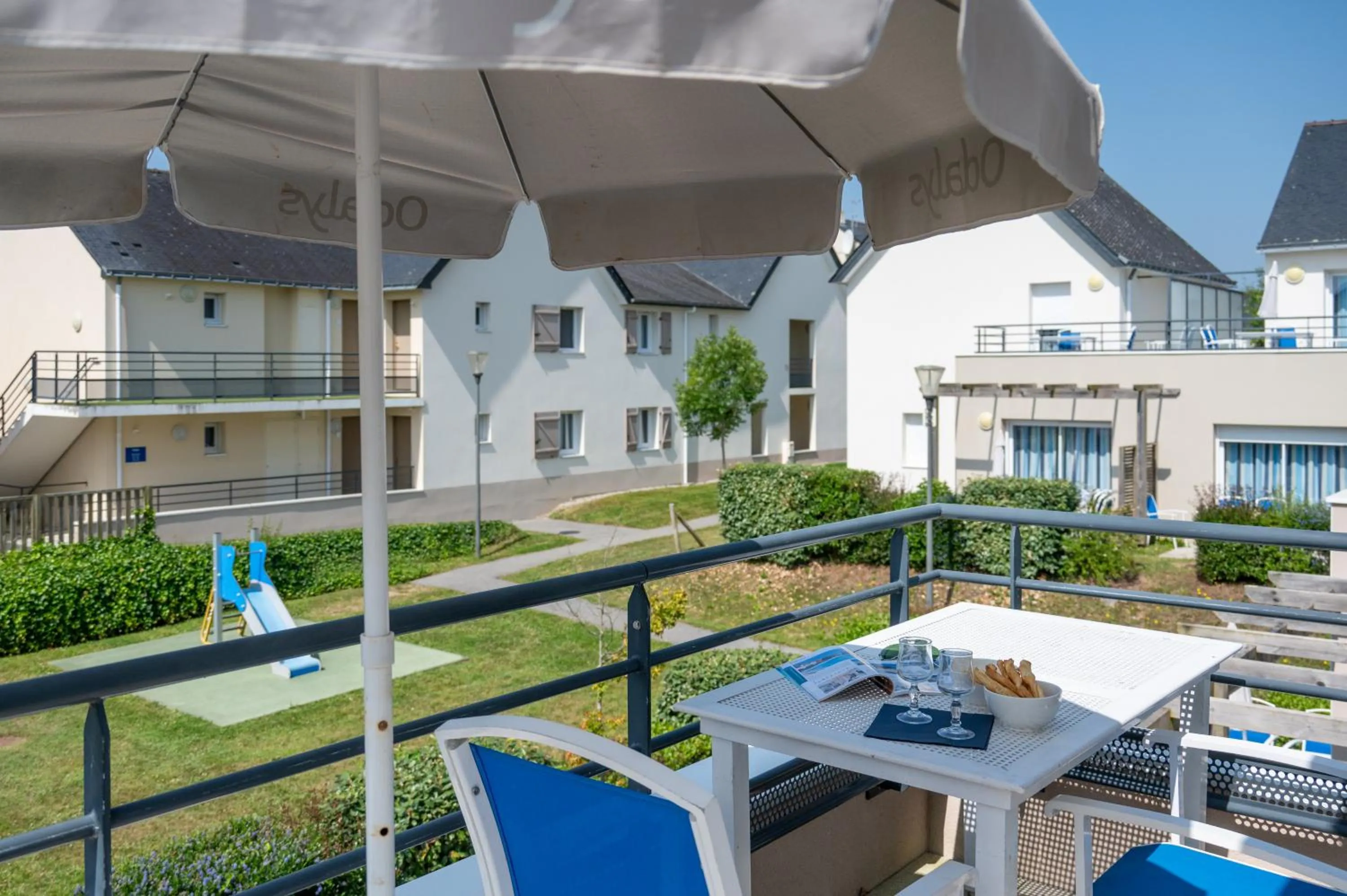 Balcony/Terrace in Résidence Odalys Les Iles du Morbihan