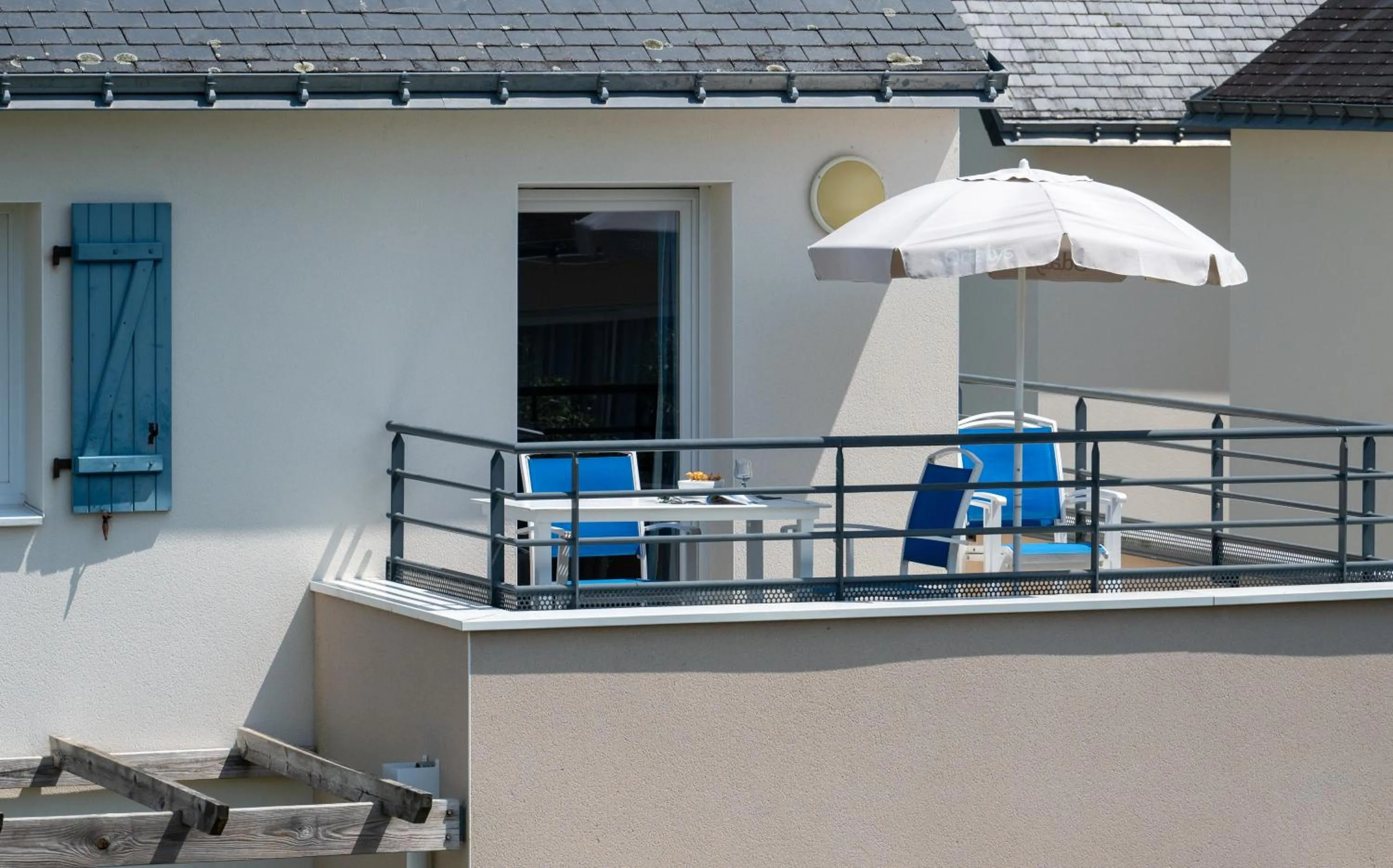 Balcony/Terrace in Résidence Odalys Les Iles du Morbihan