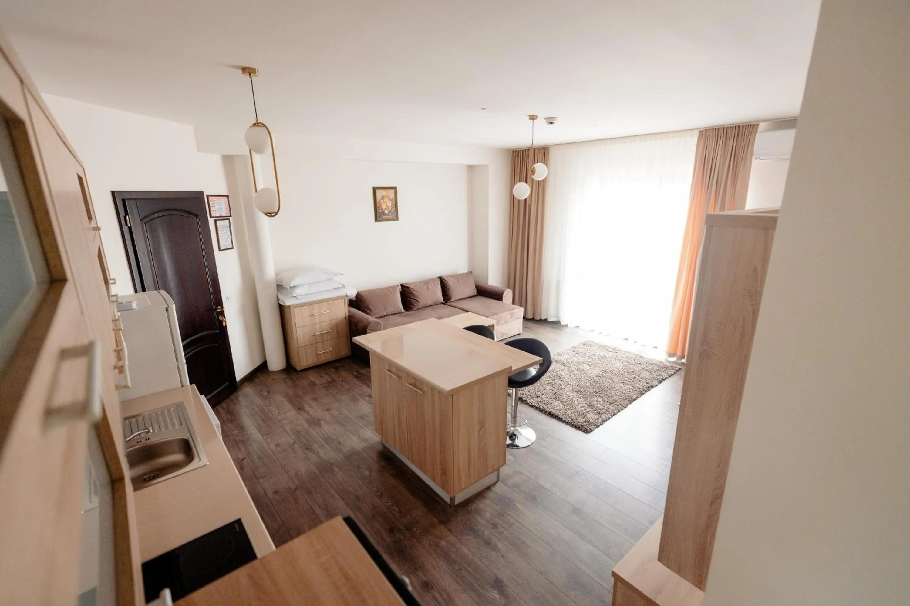 Bed in Aparthotel Punct pe i