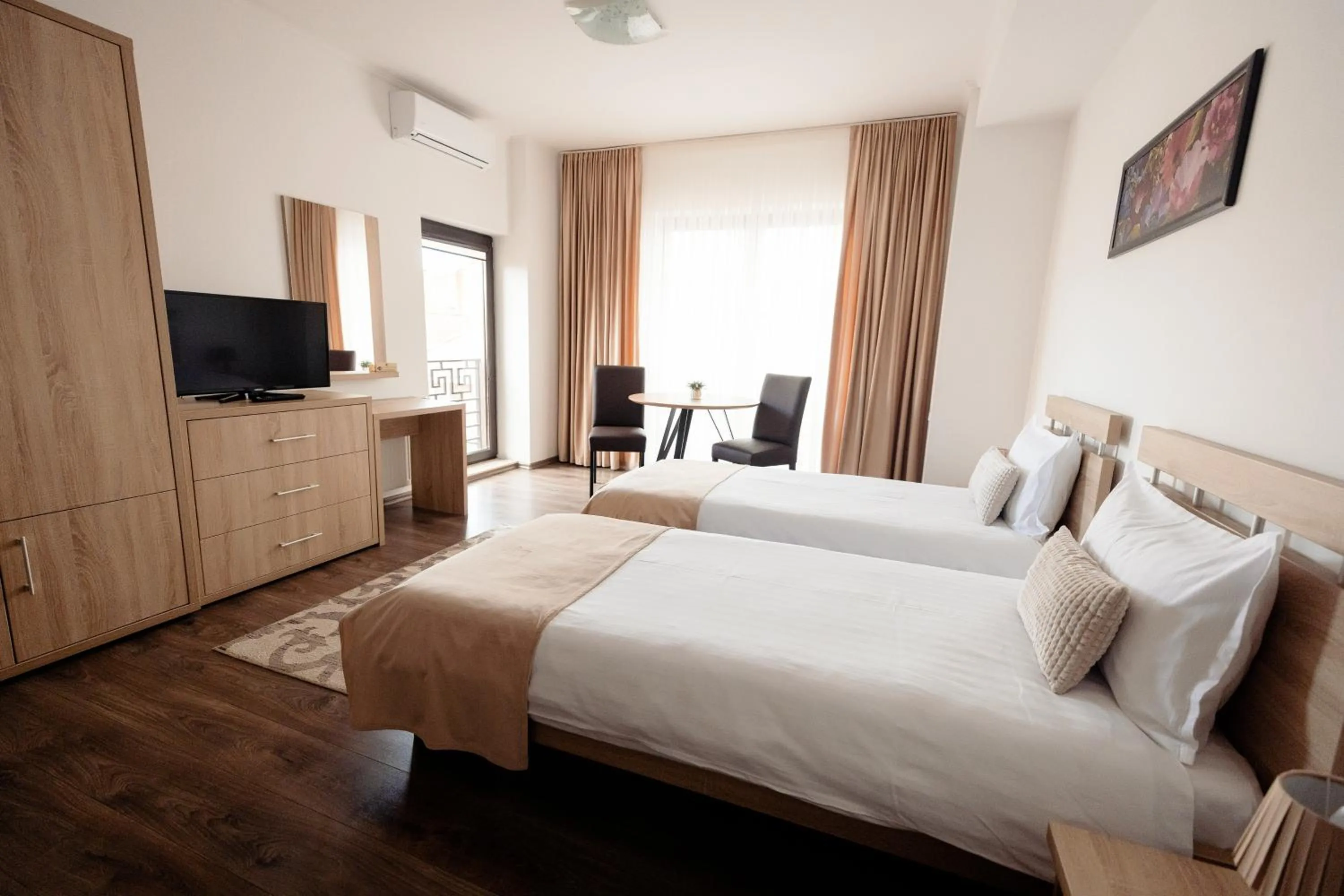 Bed in Aparthotel Punct pe i