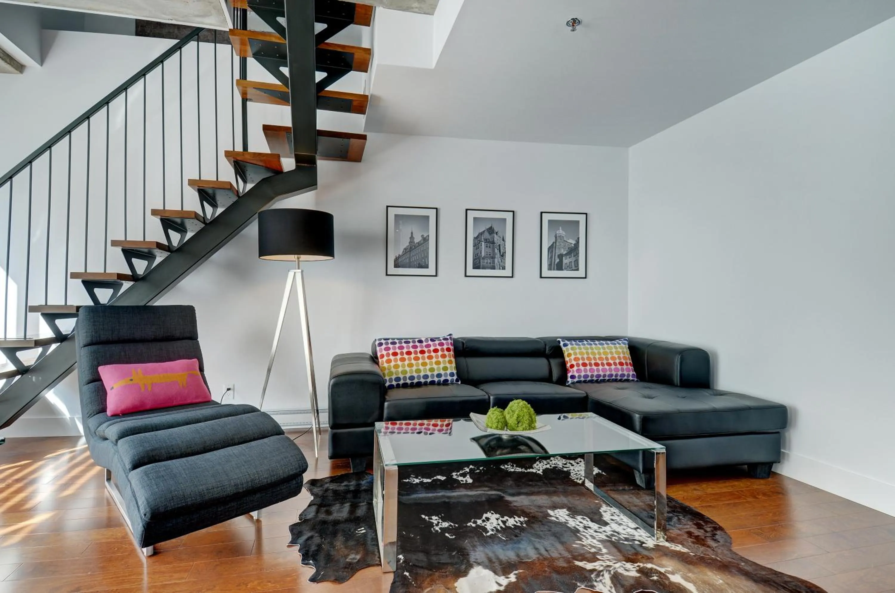 Living room in Les Immeubles Charlevoix - Le 760-506