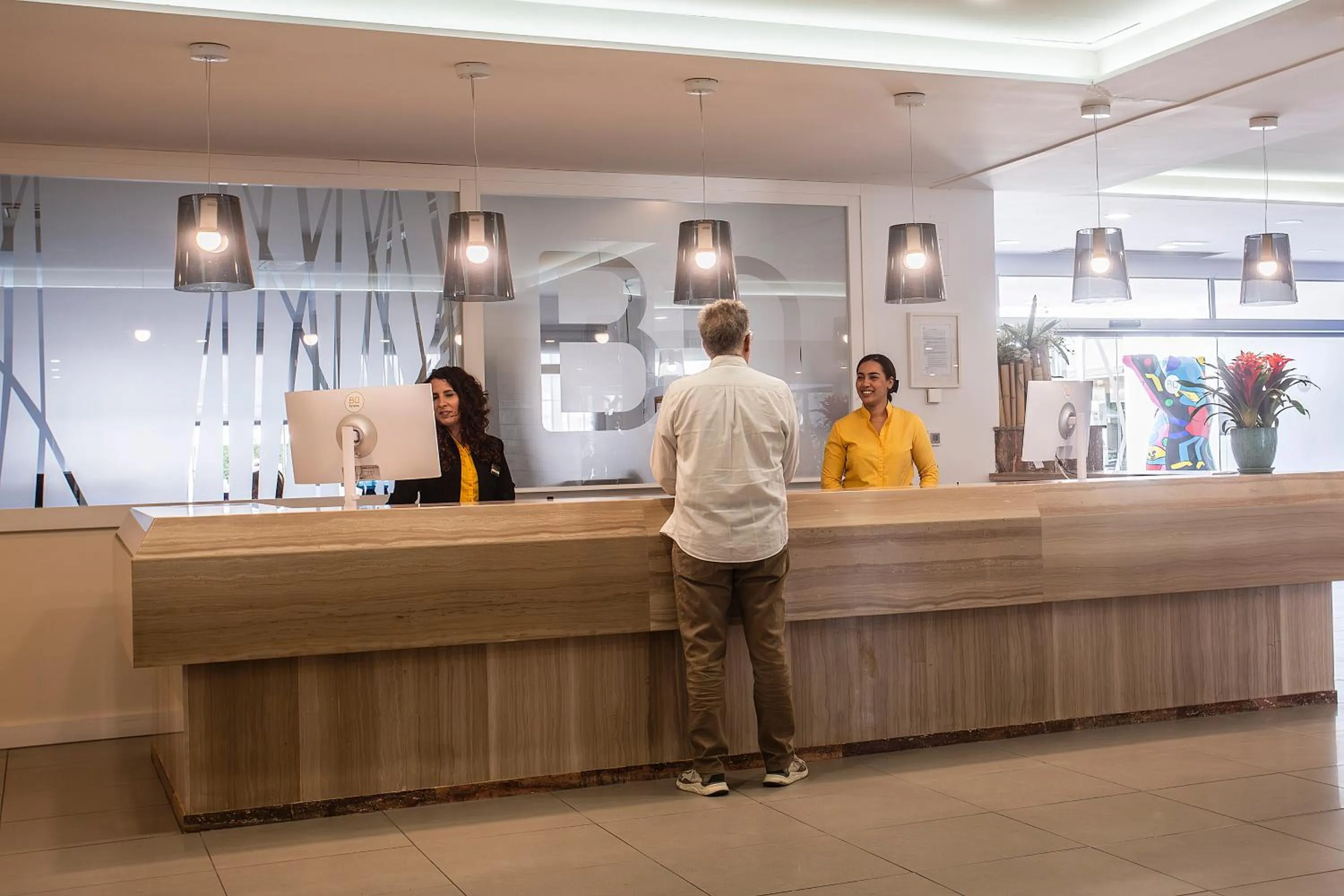 Lobby or reception in BQ Delfín Azul Hotel