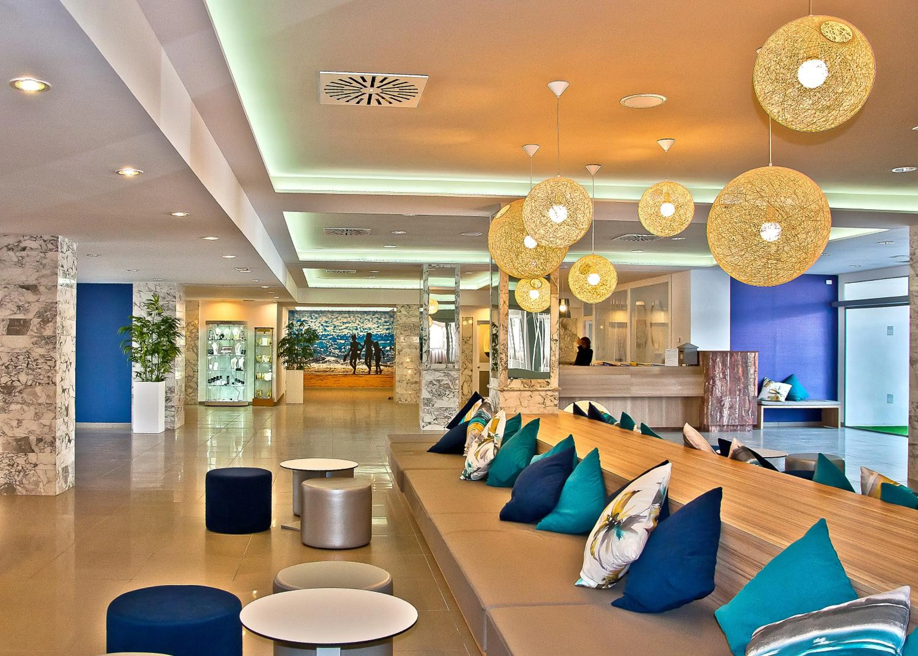 Lobby or reception in BQ Delfín Azul Hotel