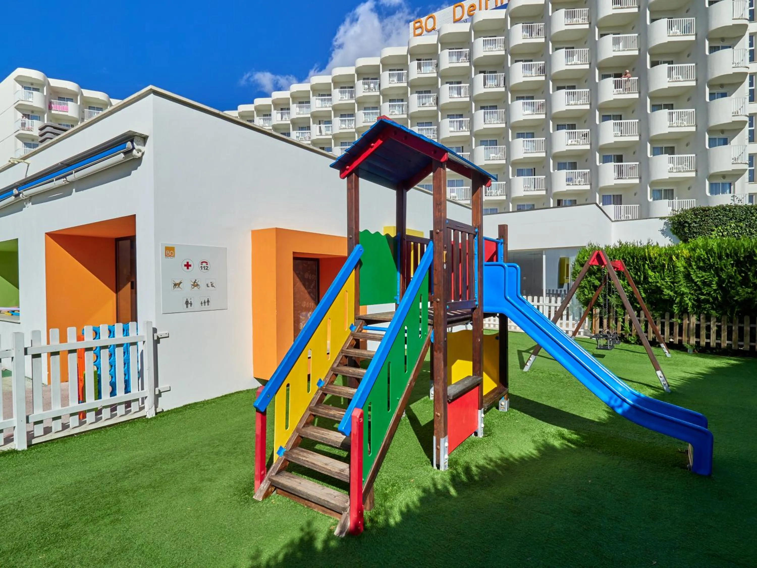 Children play ground in BQ Delfín Azul Hotel