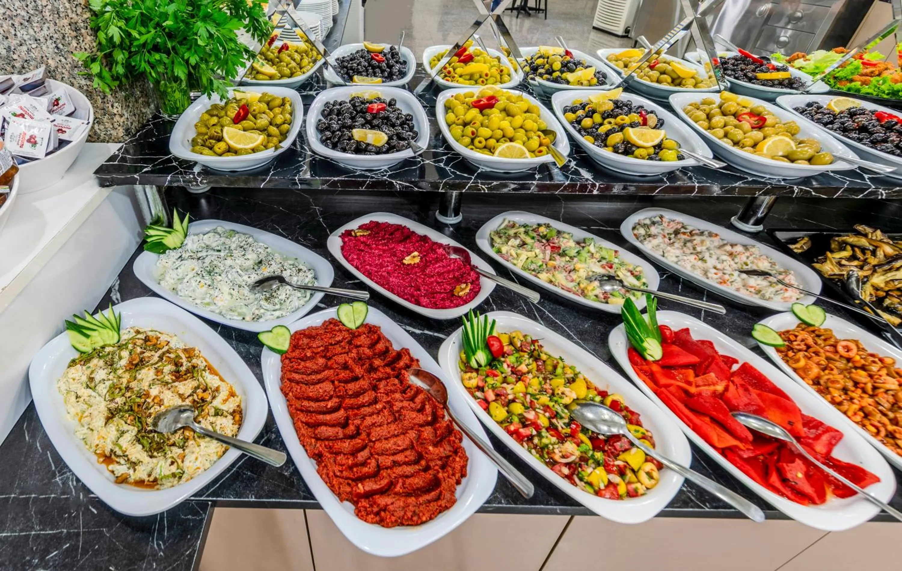 Buffet breakfast in Hamit Hotel Istanbul - Special Category