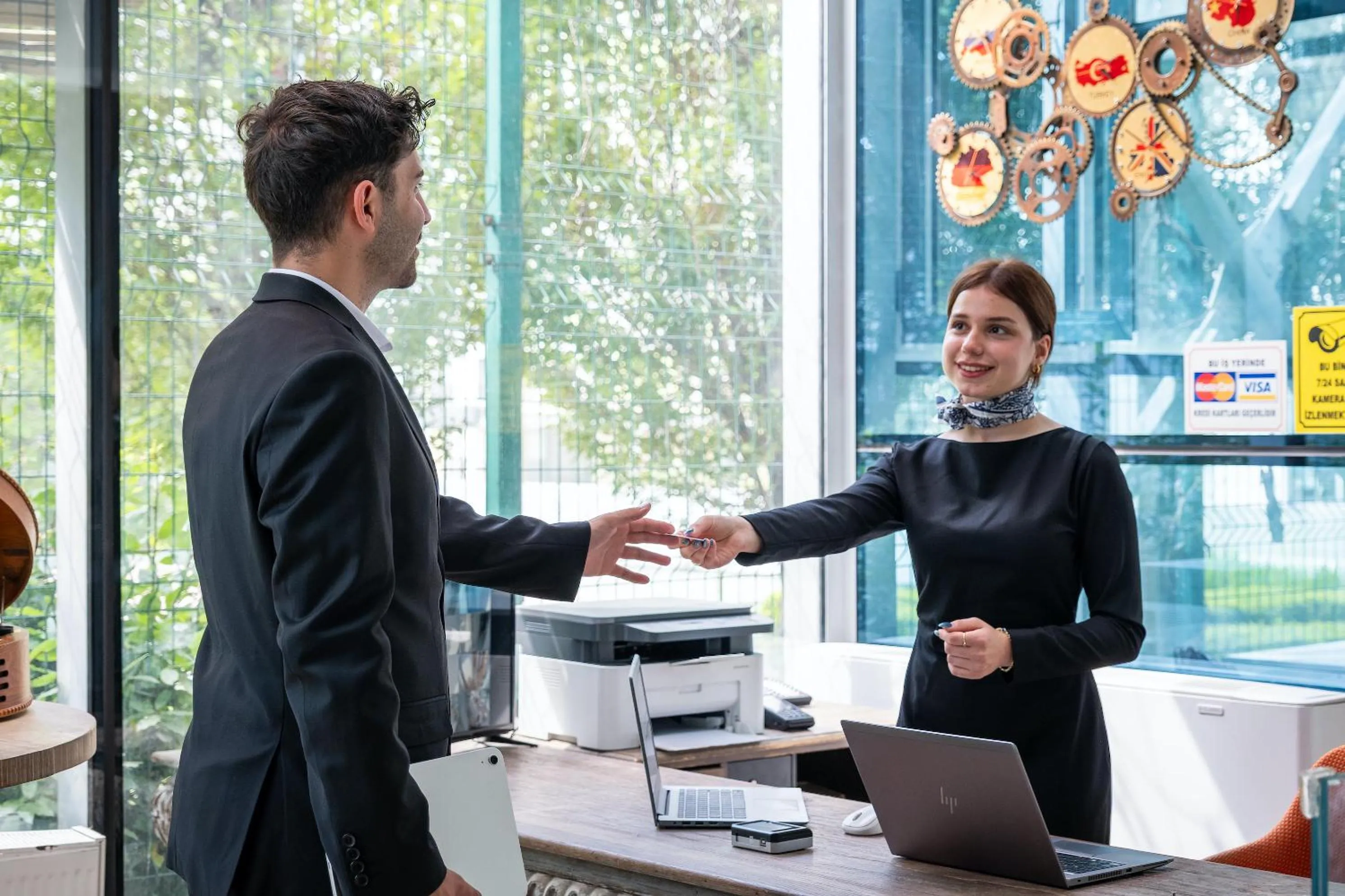 Staff in Discovery Hotel