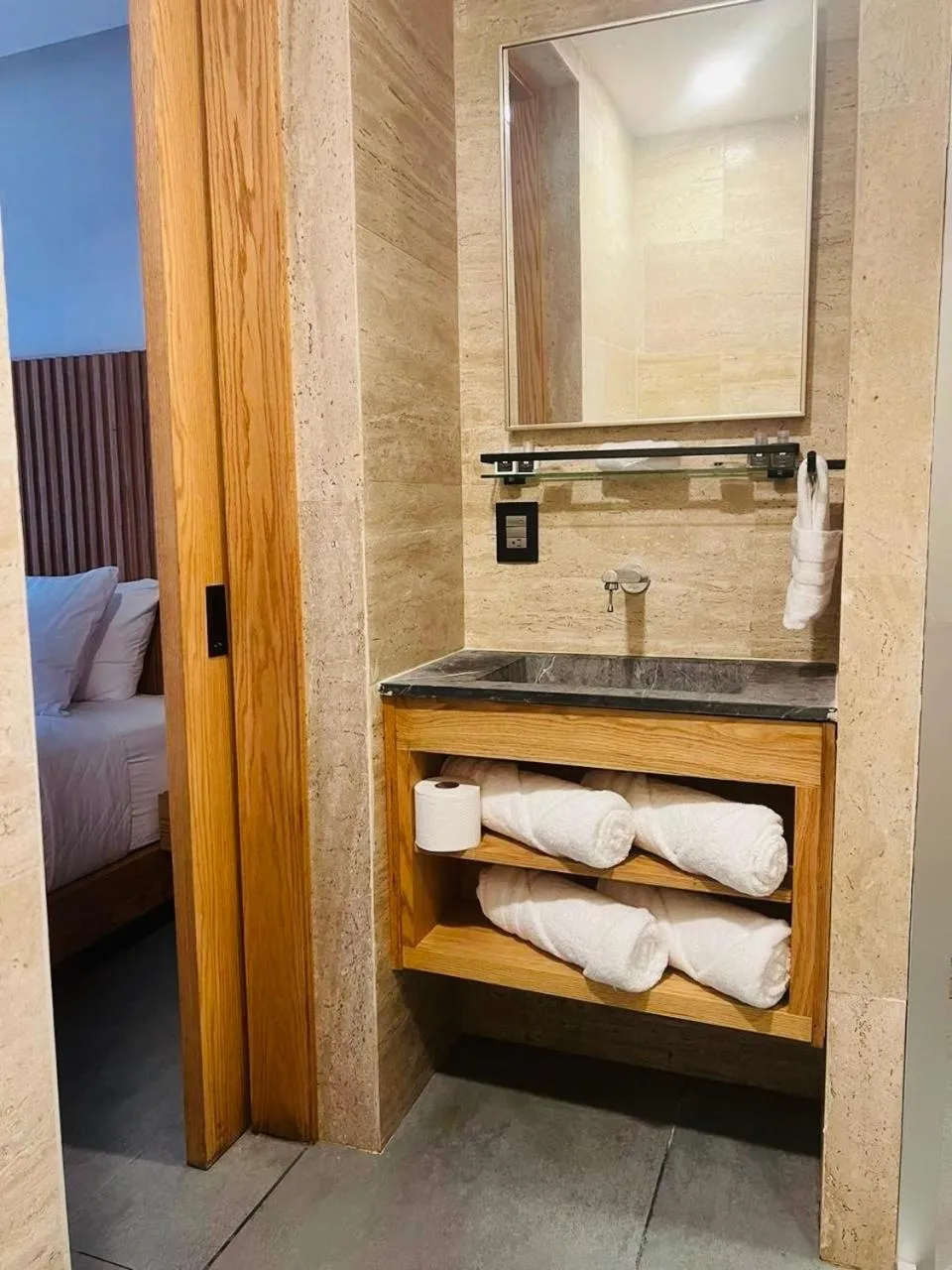 Shower, Bed in Casa Begonias Hotel mas Villas