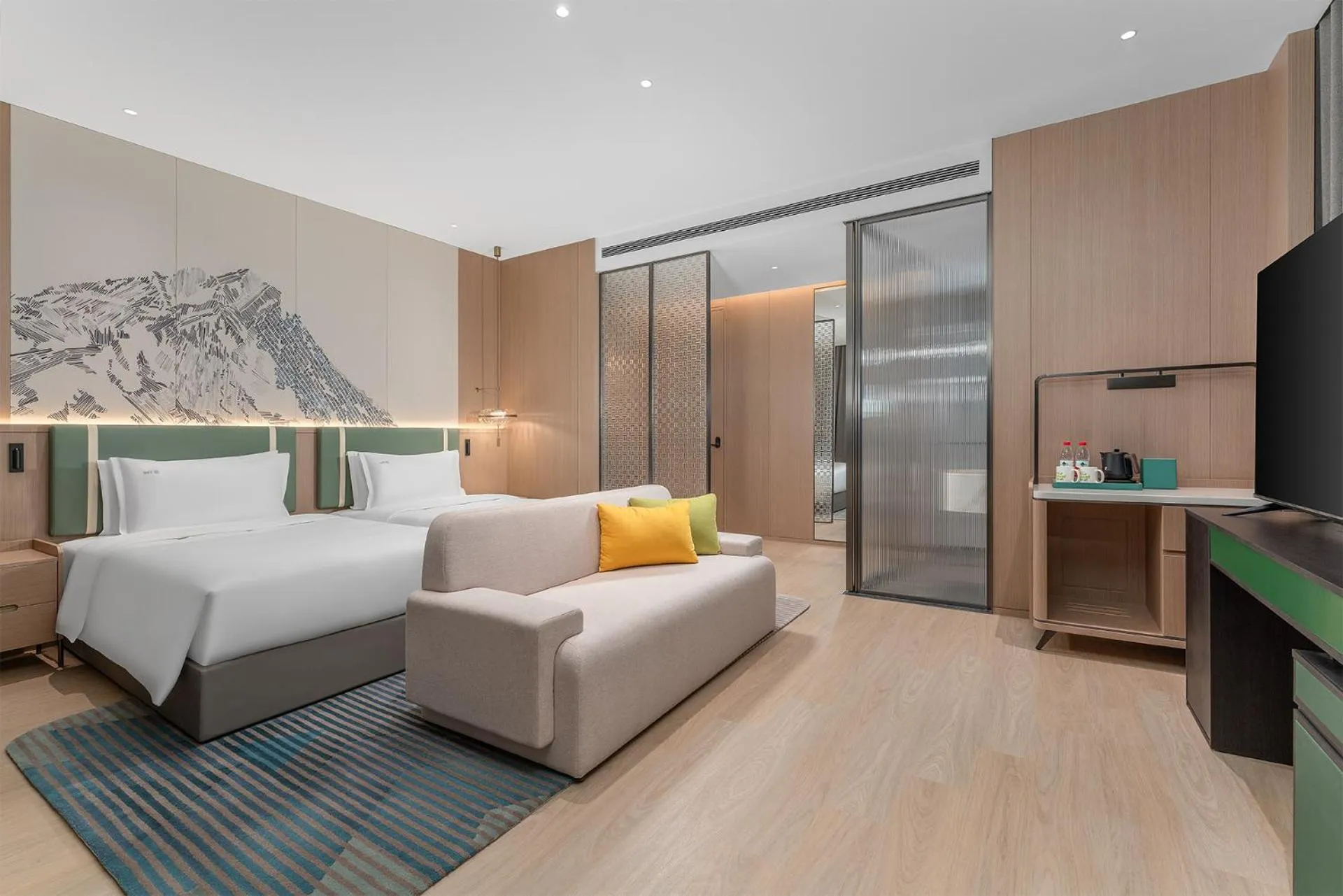 Bedroom, Bed in Holiday Inn Liaoyuan City Center by IHG