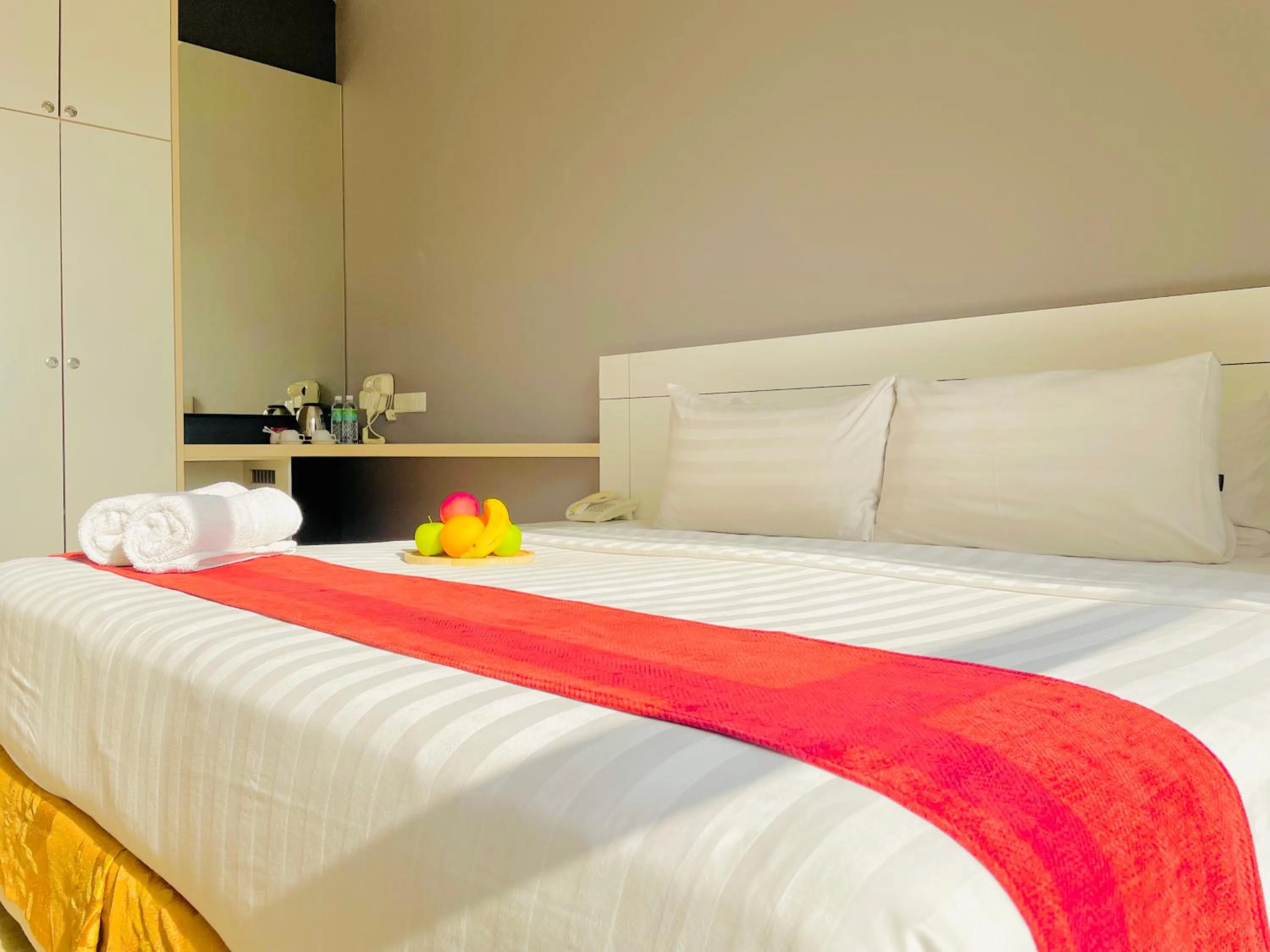 Bed in La Boss Hotel