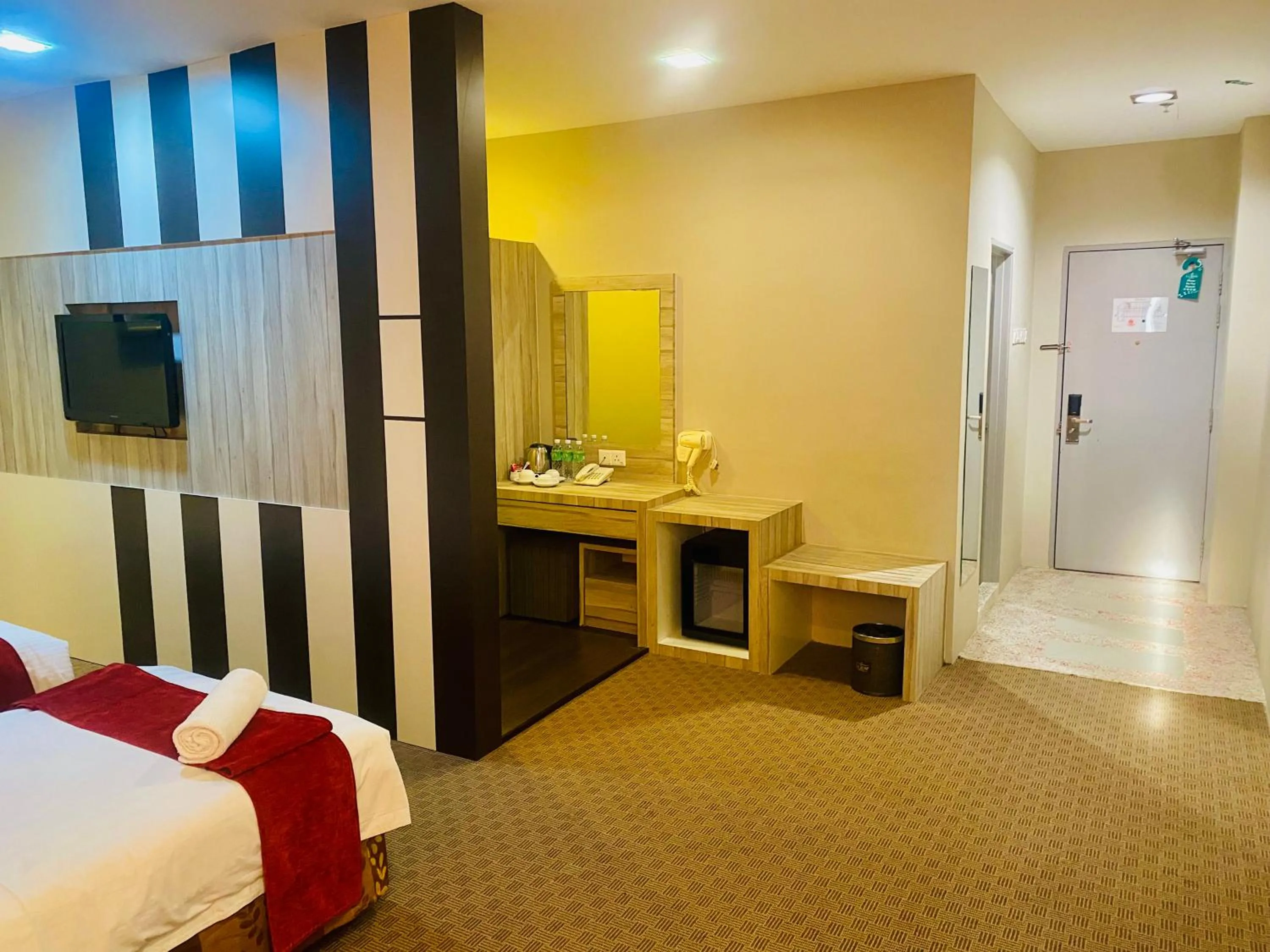 Bed in La Boss Hotel