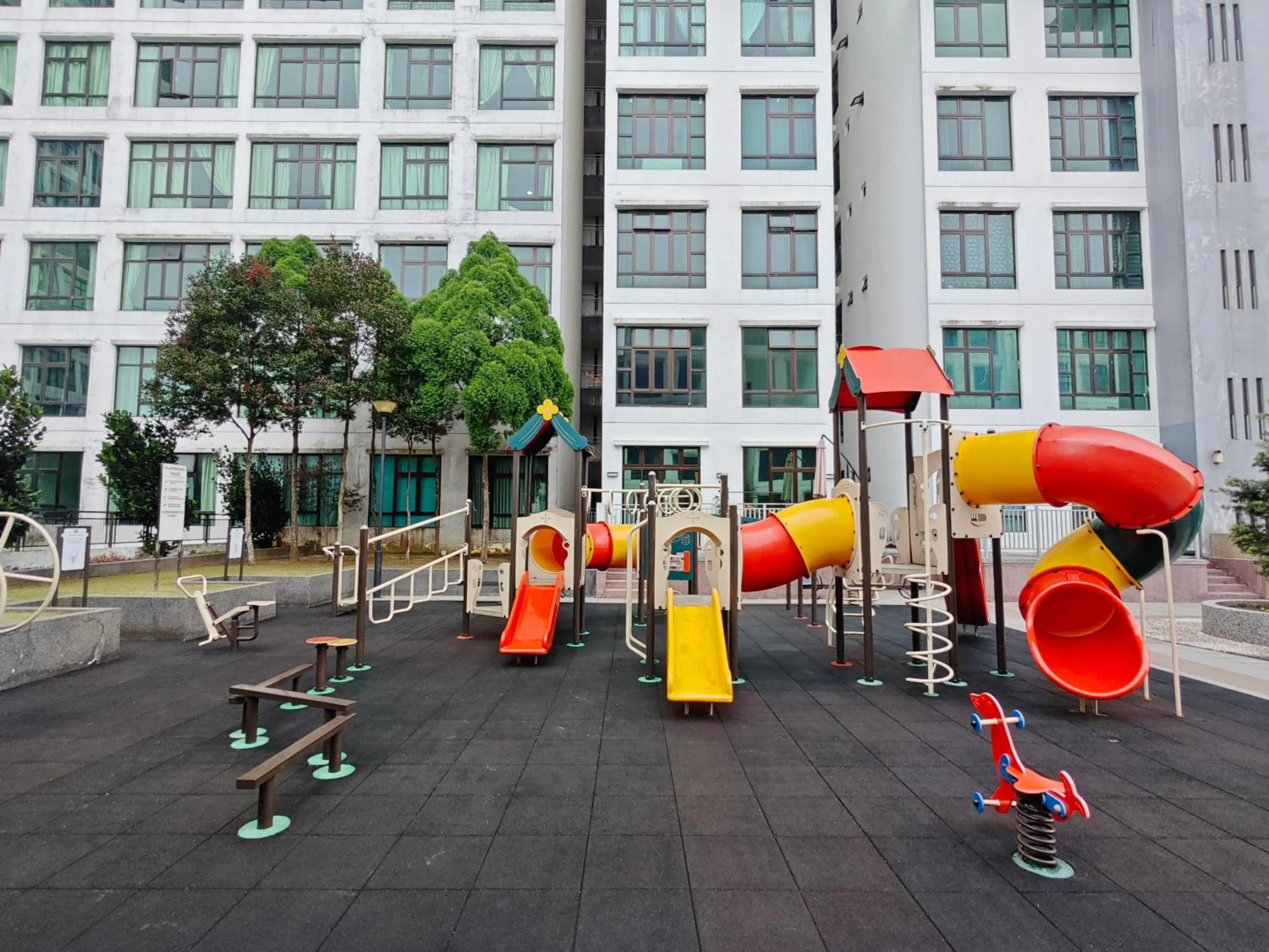 Children play ground in Kempas Dsummit Residences by Antlerzone