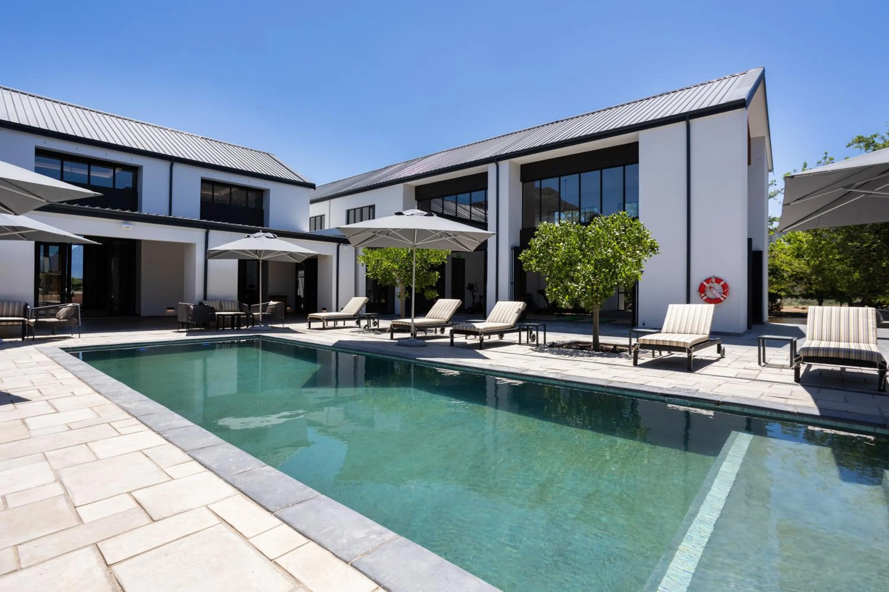 Balcony/Terrace in Franschhoek Hotel