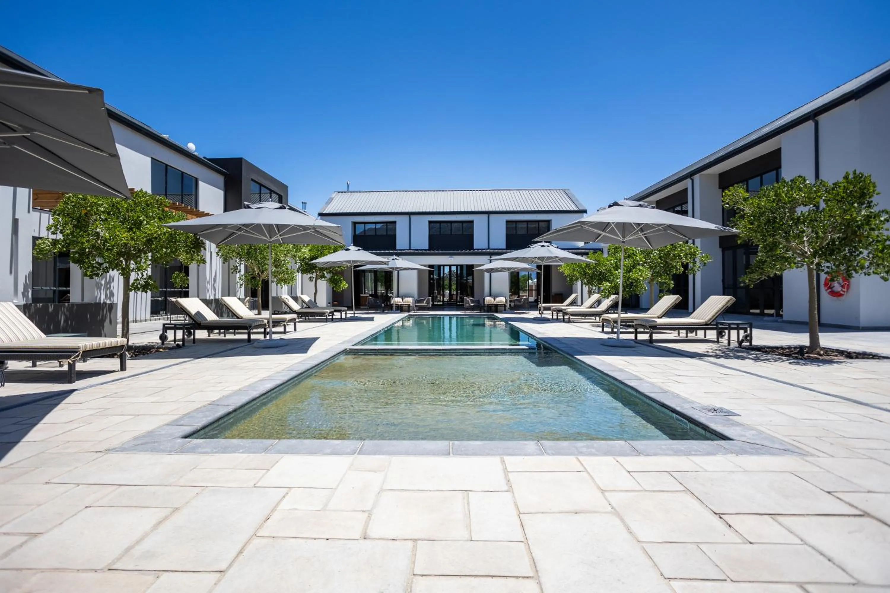 Balcony/Terrace in Franschhoek Hotel