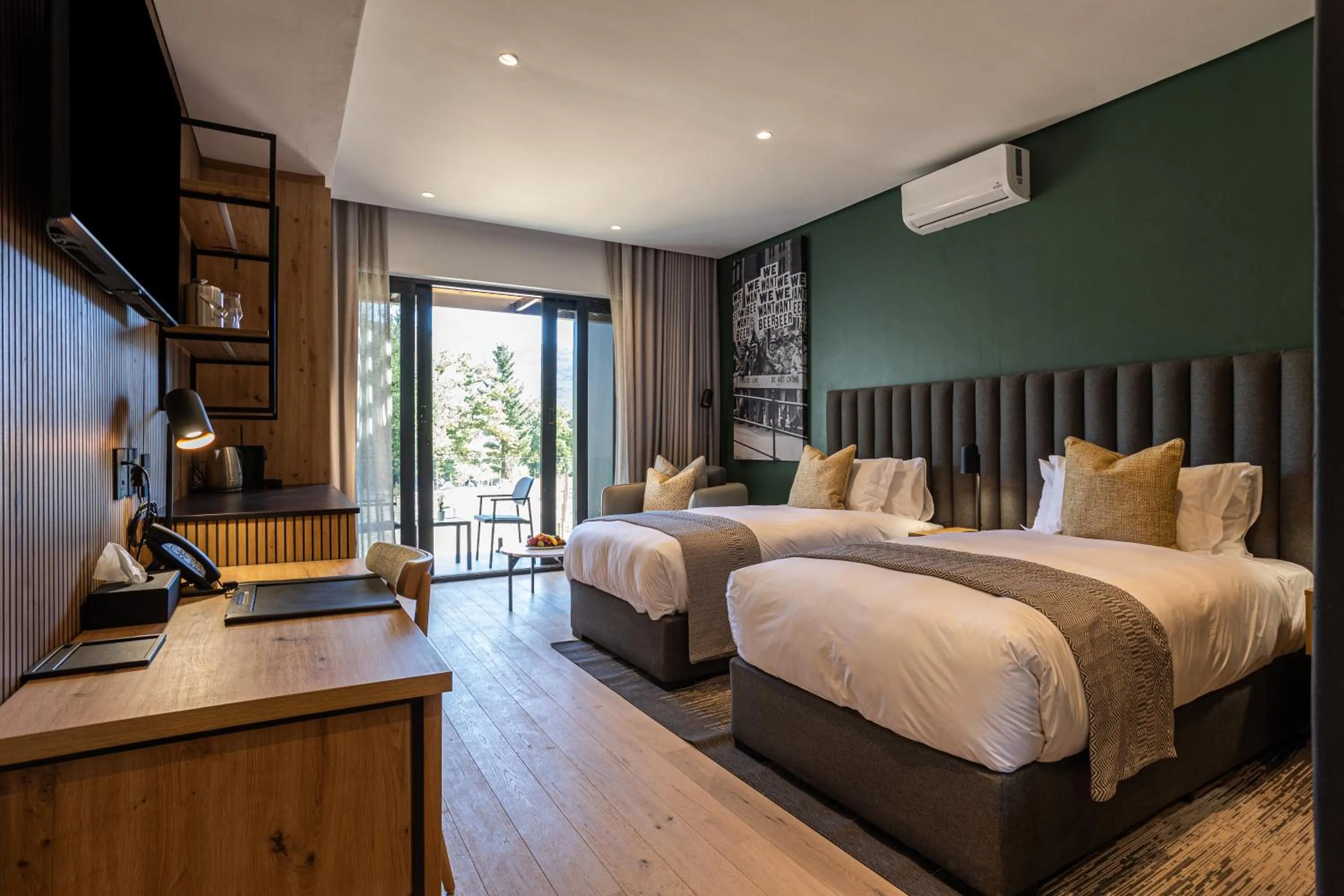 Bed in Franschhoek Hotel