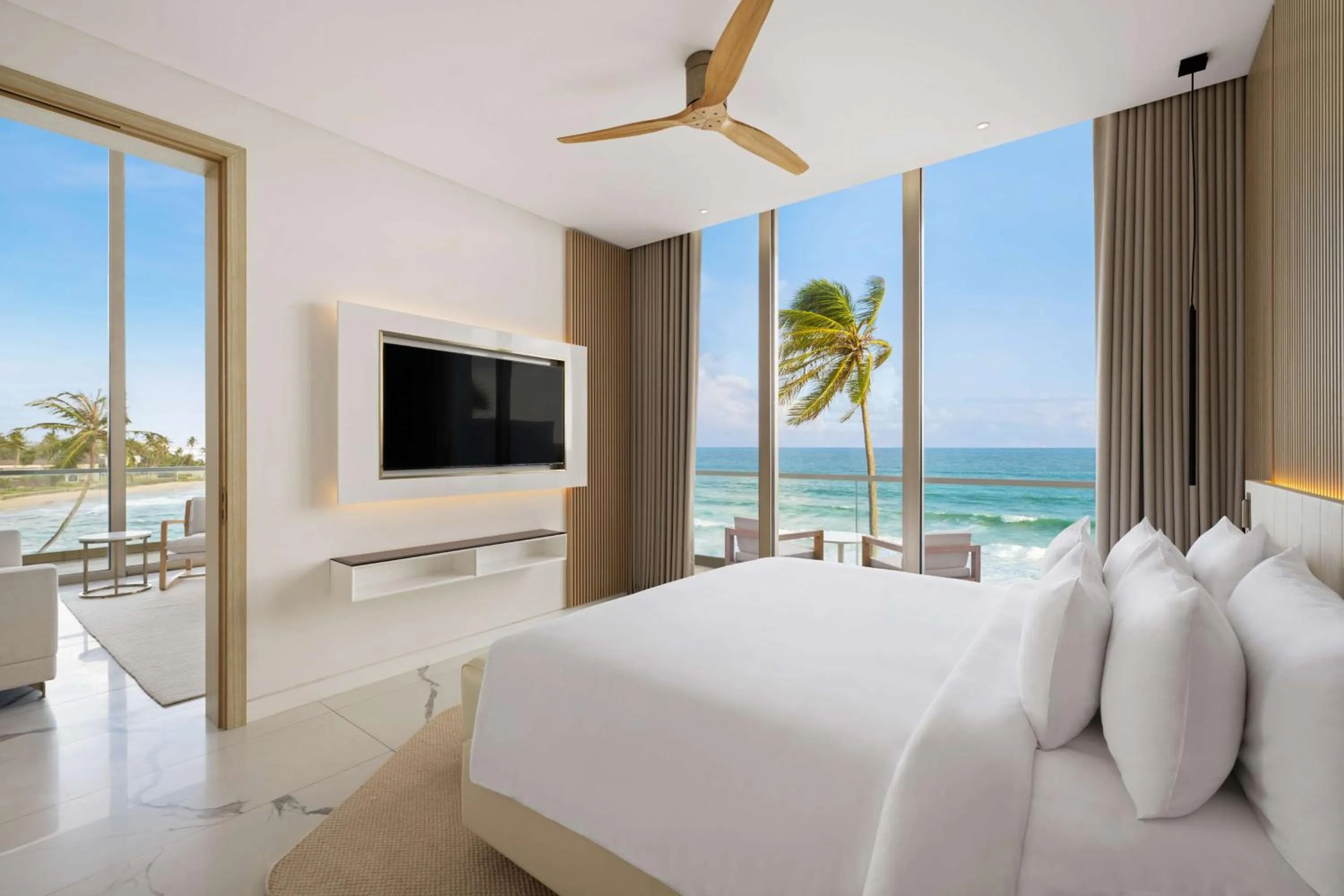 Bed in Radisson Collection Resort Galle