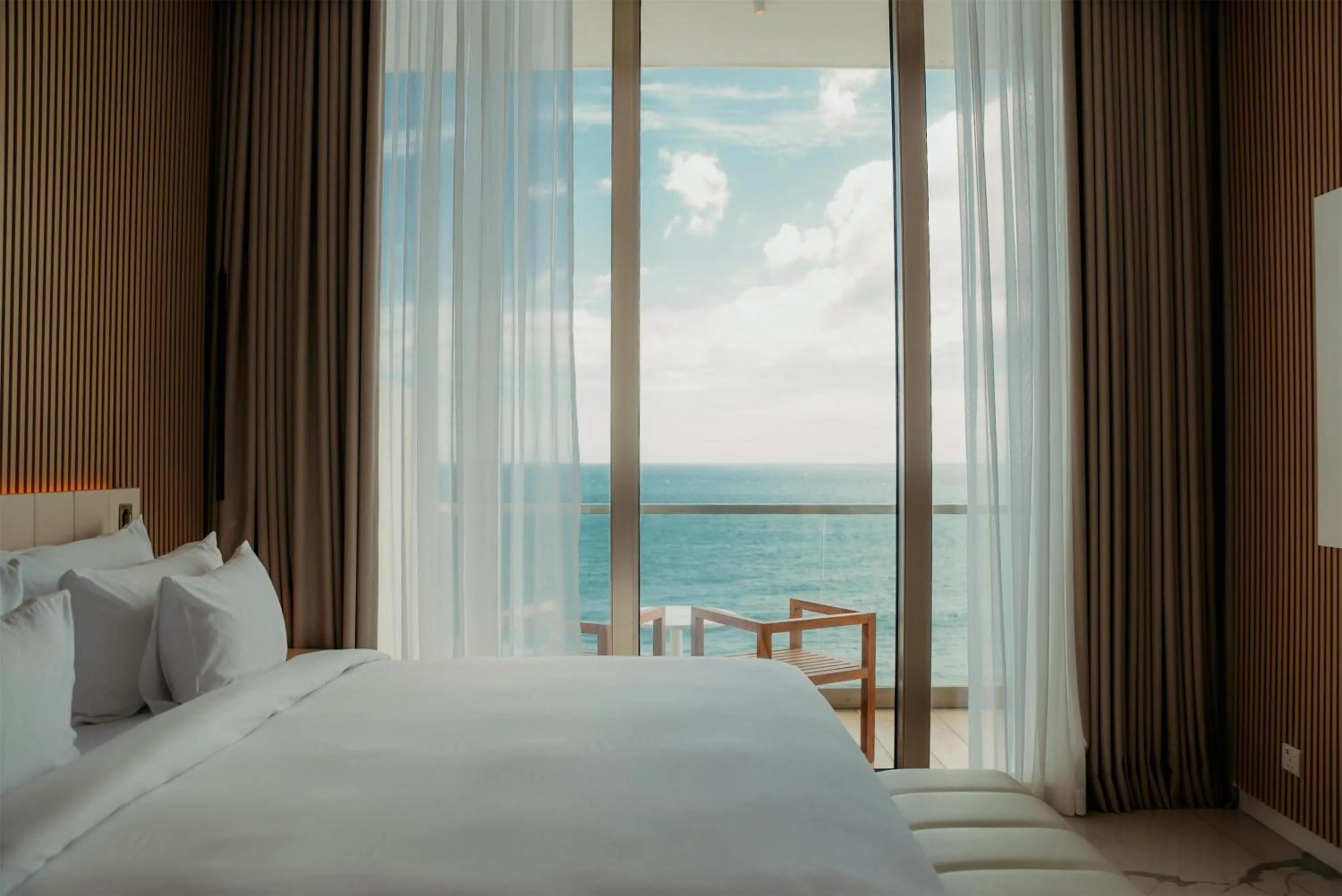 View (from property/room), Bed in Radisson Collection Resort Galle