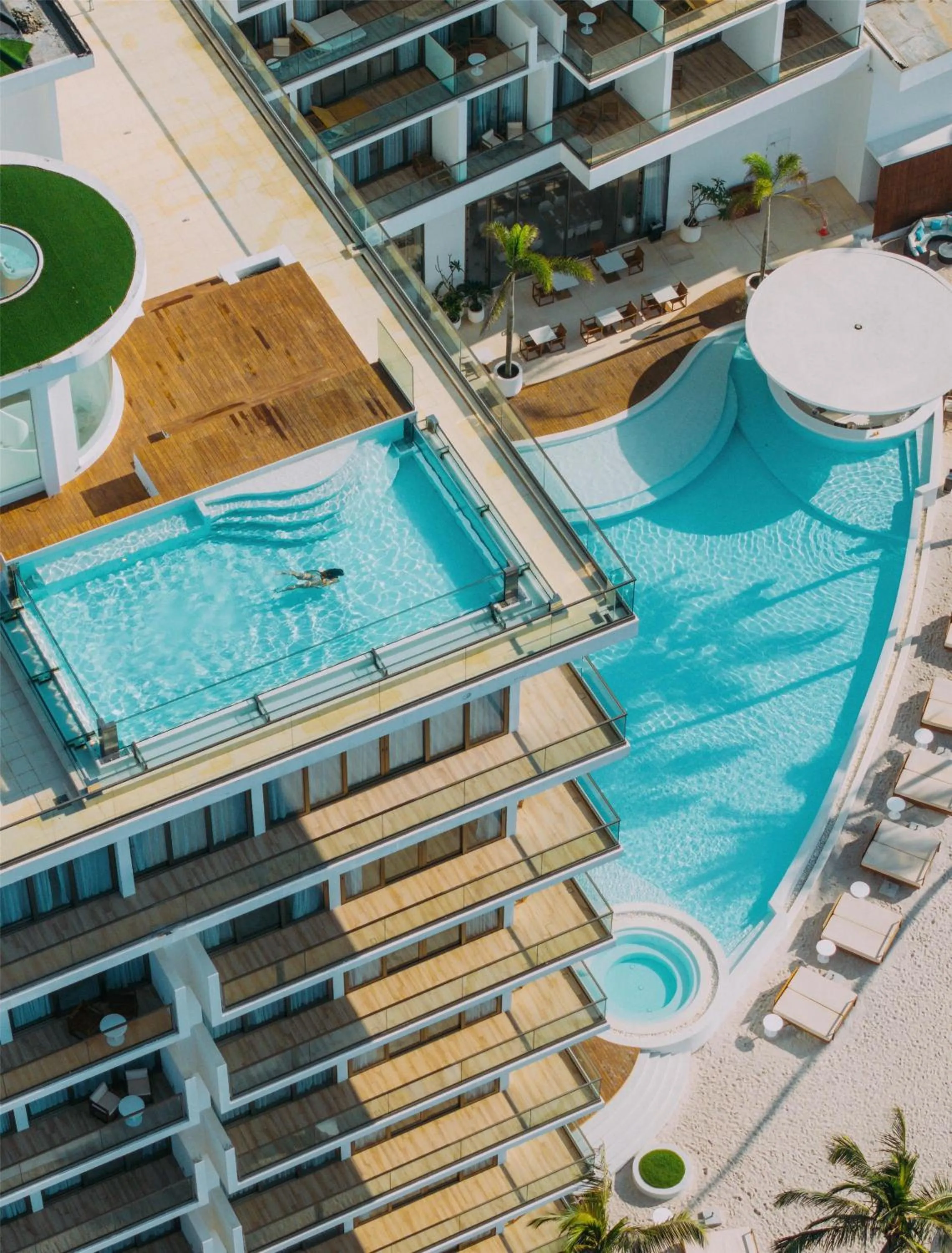 Pool view in Radisson Collection Resort Galle