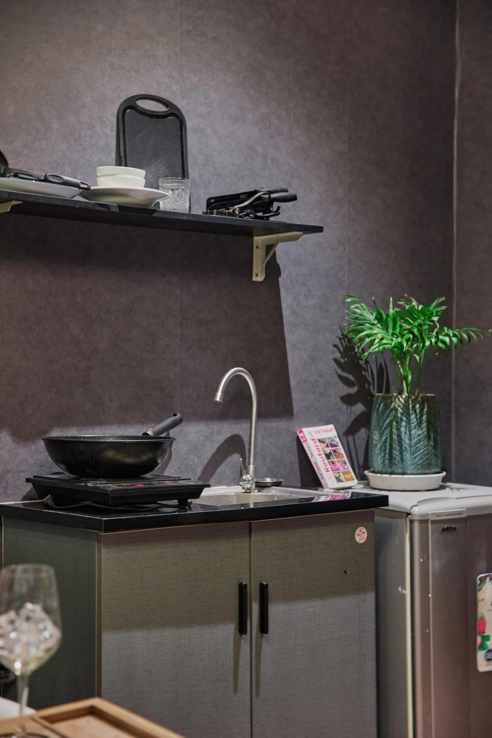 Kitchen or kitchenette in MG Rosé Boutique Hotel