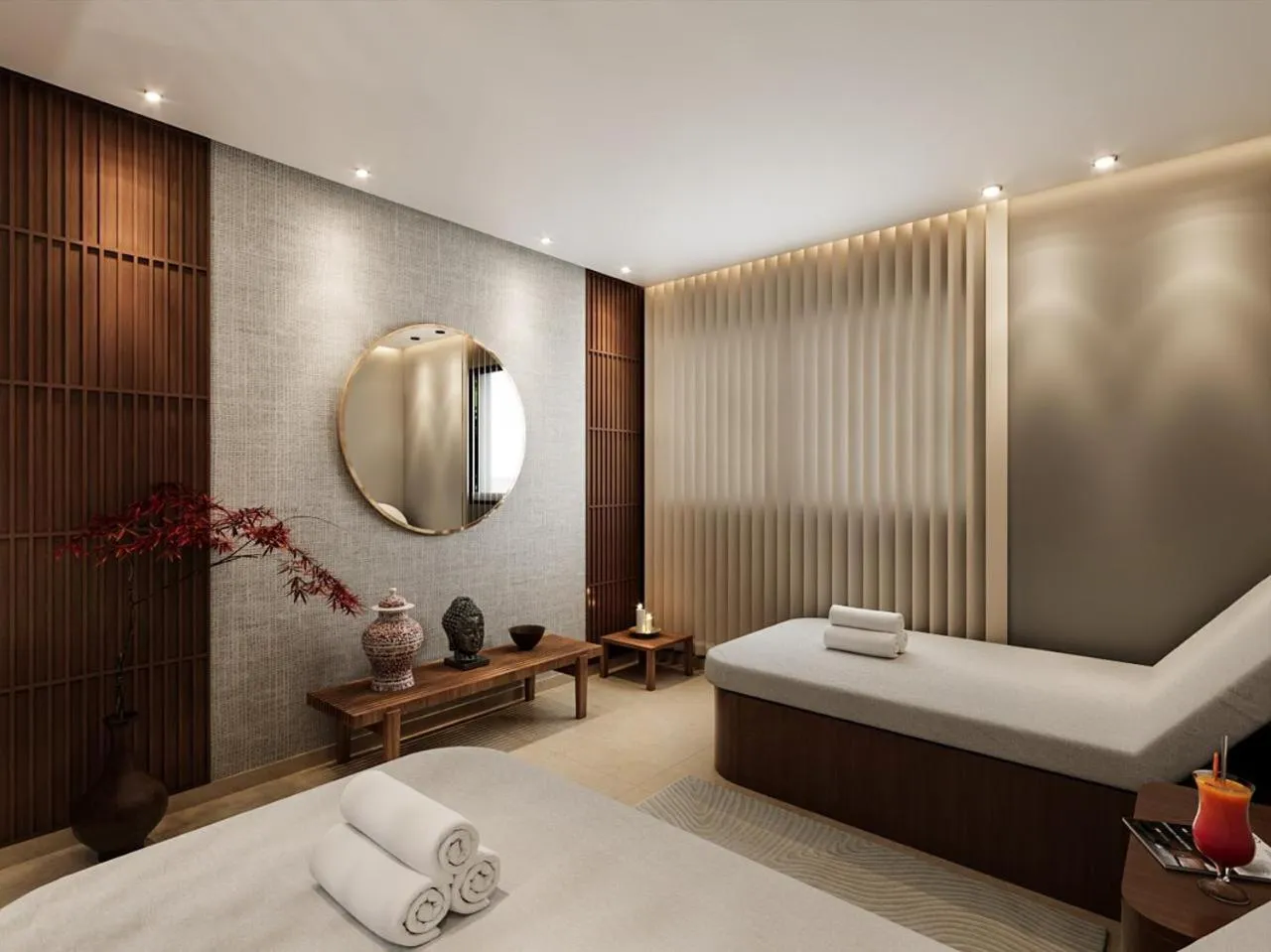 Bed in Citadines Almaz Aparthotel Casablanca