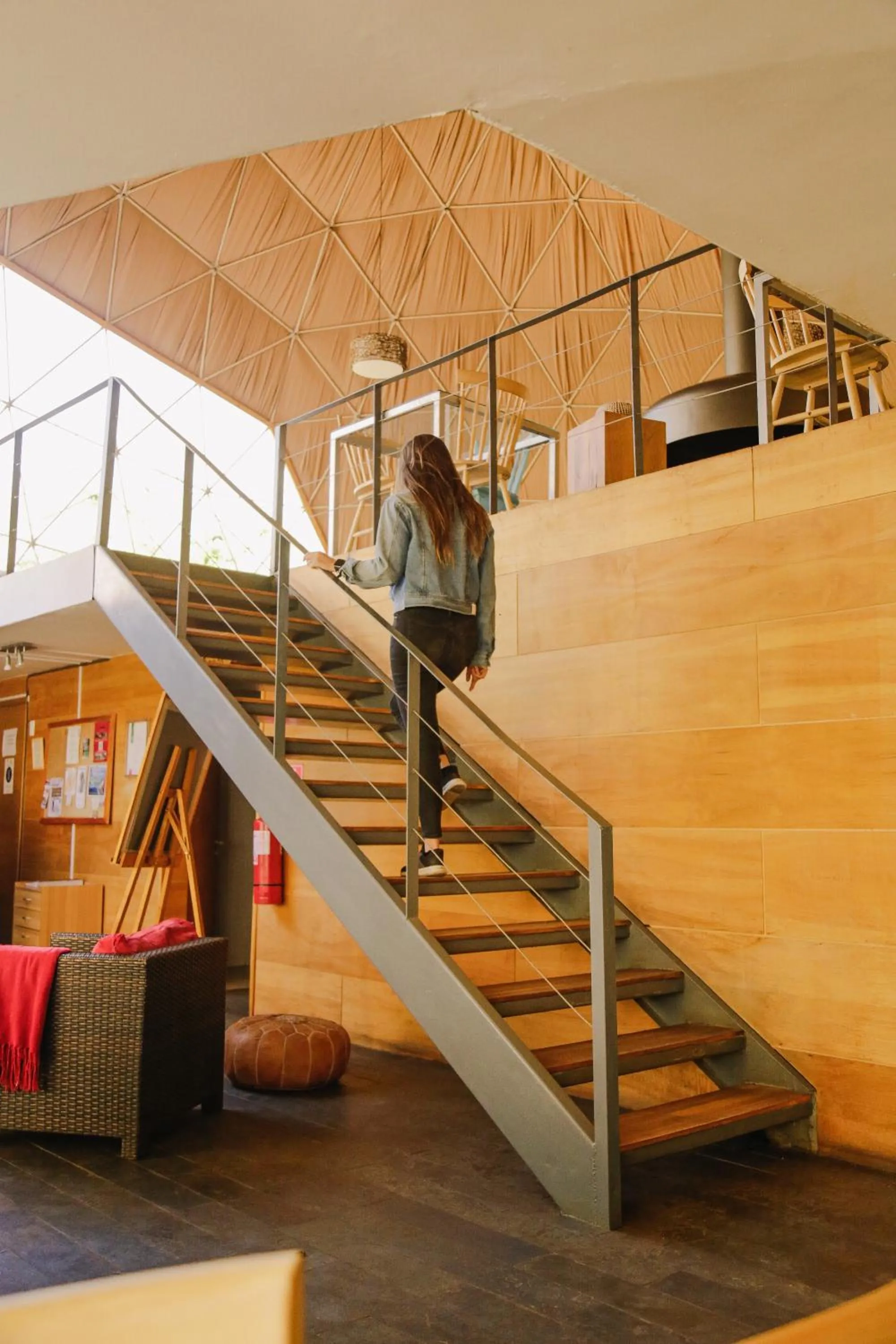 People in Milodge Elqui Domos