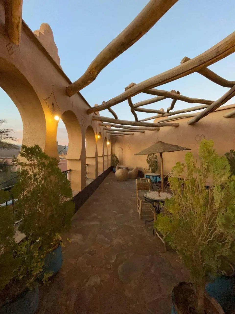 Balcony/Terrace in Kasbah Ennakb