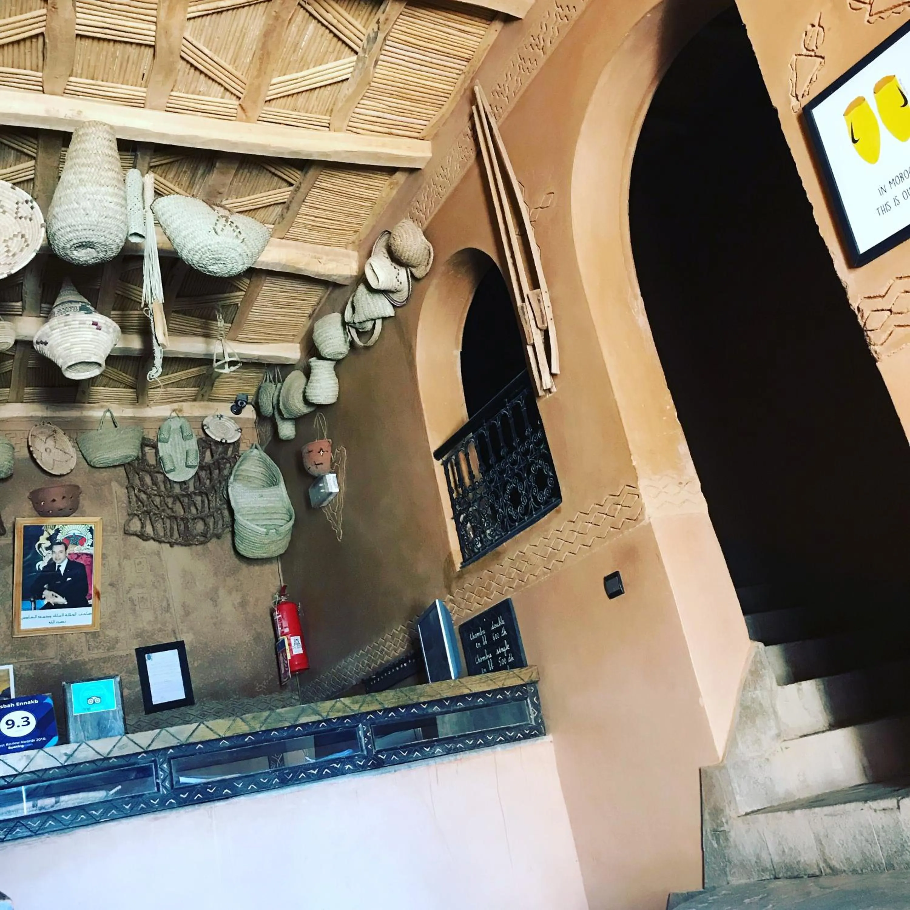 Decorative detail in Kasbah Ennakb