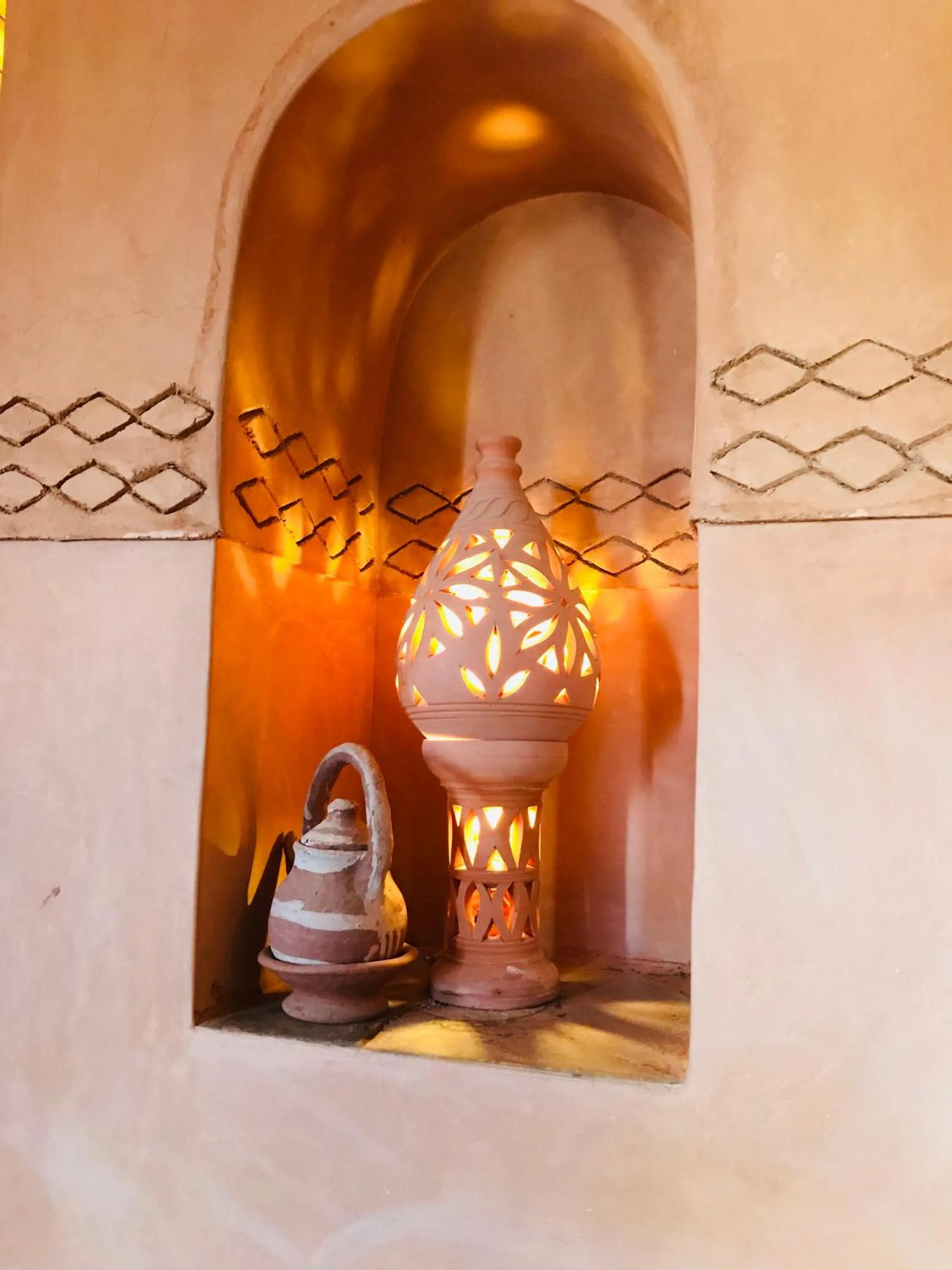 Decorative detail in Kasbah Ennakb