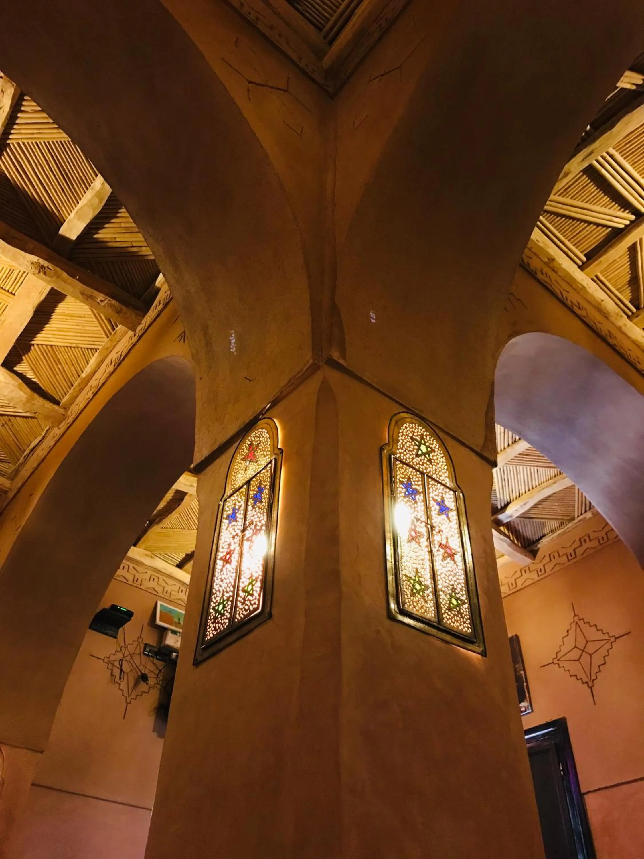 Communal lounge/ TV room in Kasbah Ennakb