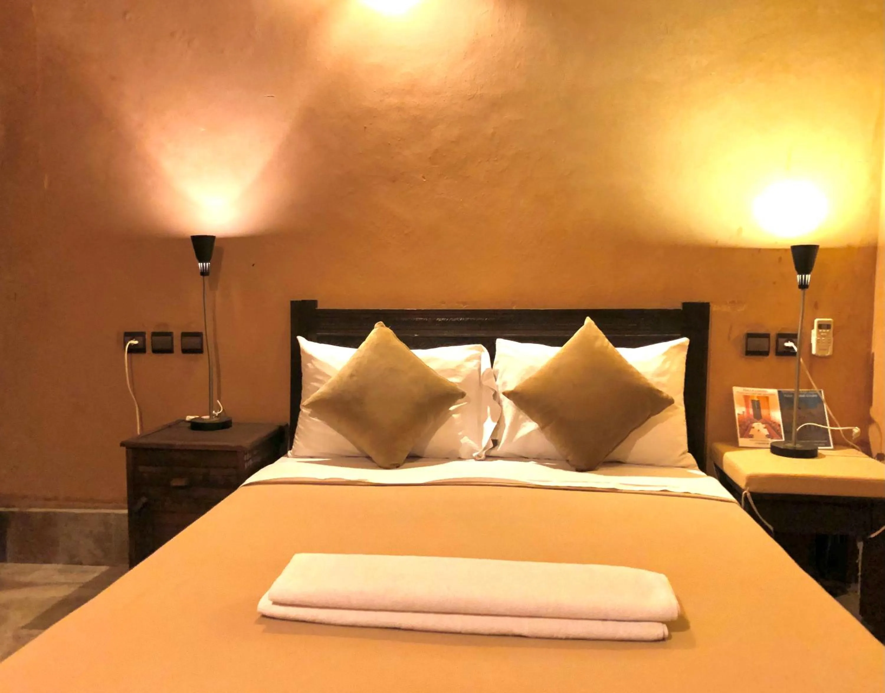 Bed in Kasbah Ennakb