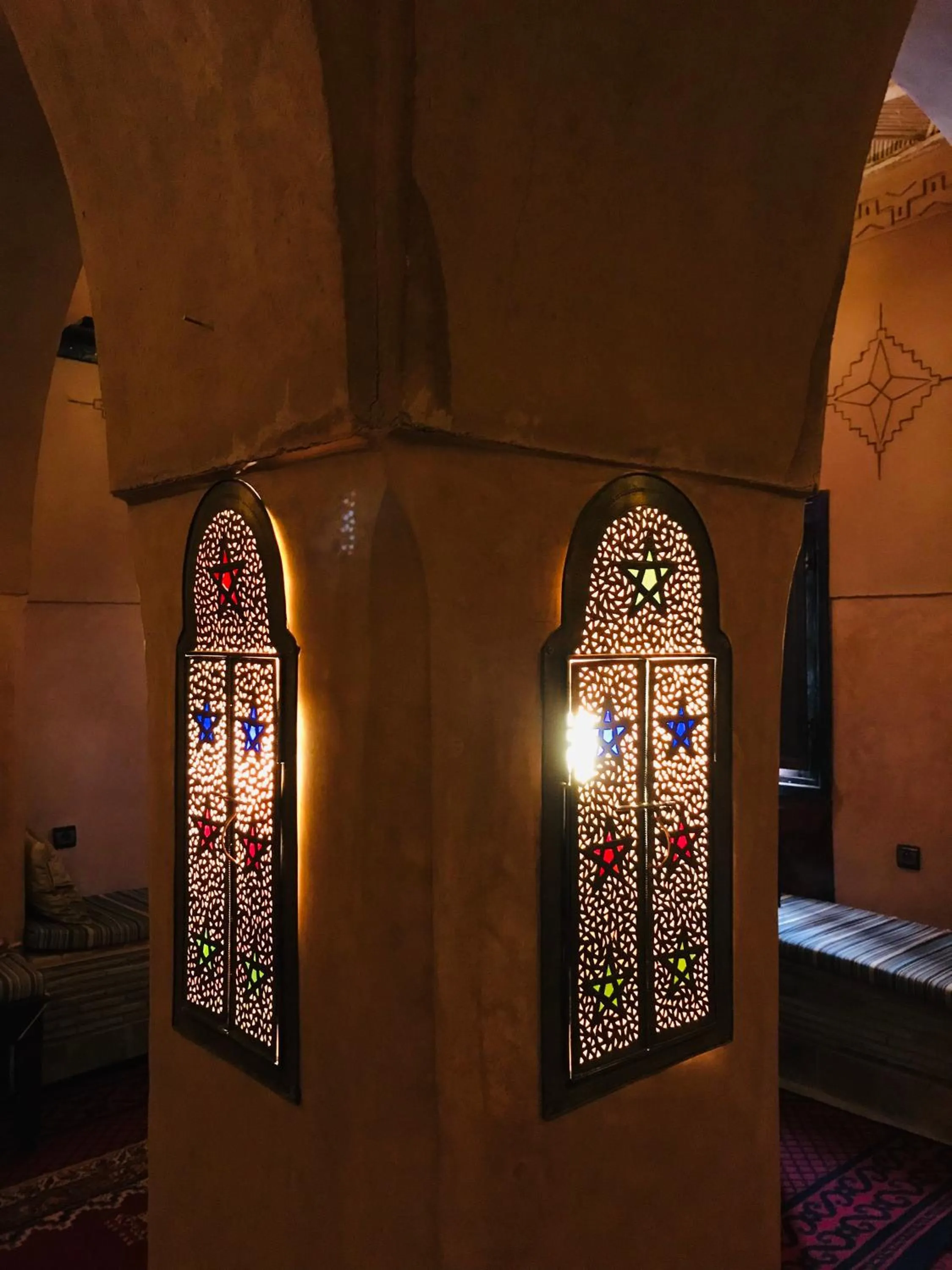 Decorative detail in Kasbah Ennakb