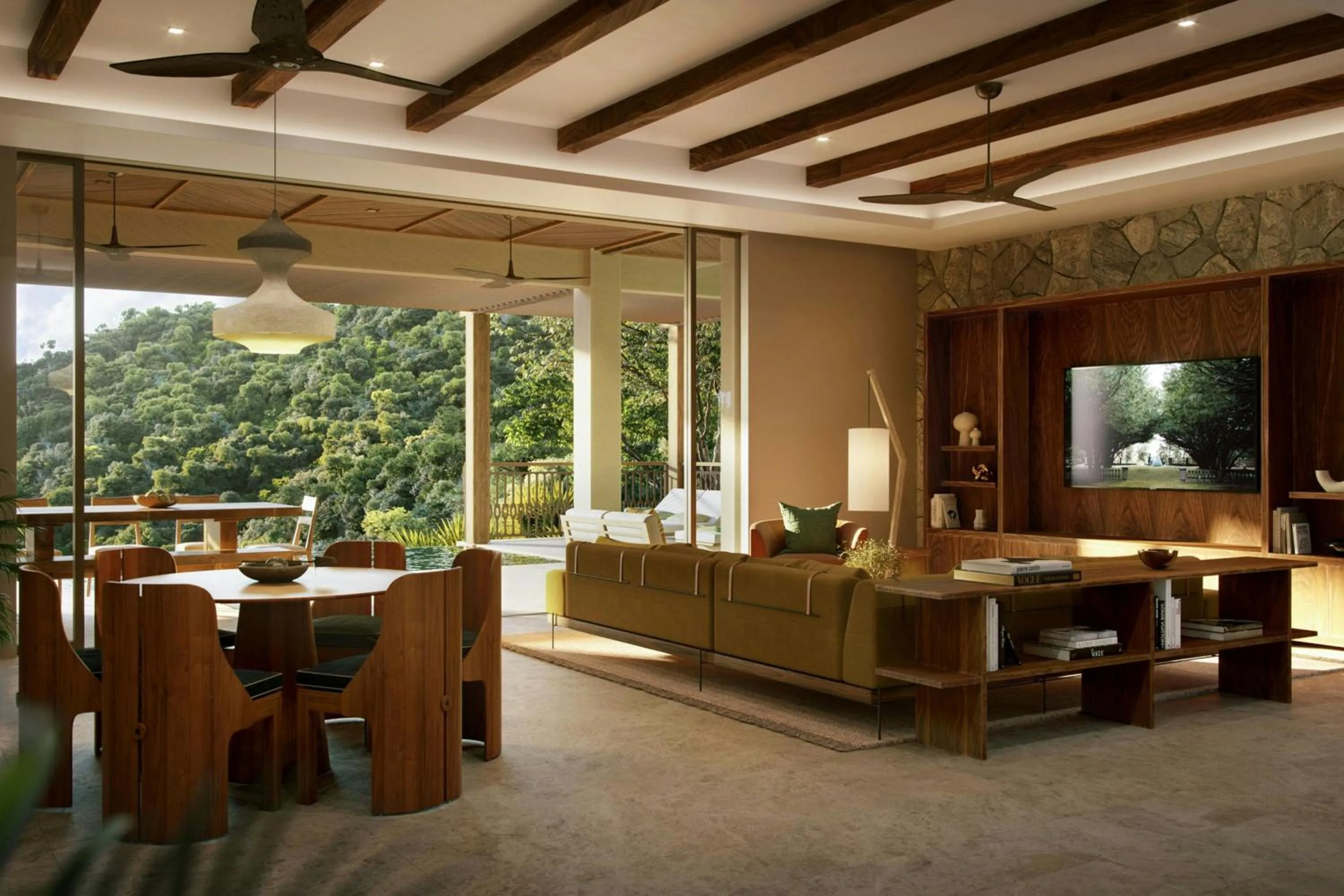 Living room in Nekajui Peninsula Papagayo, a Ritz-Carlton Reserve