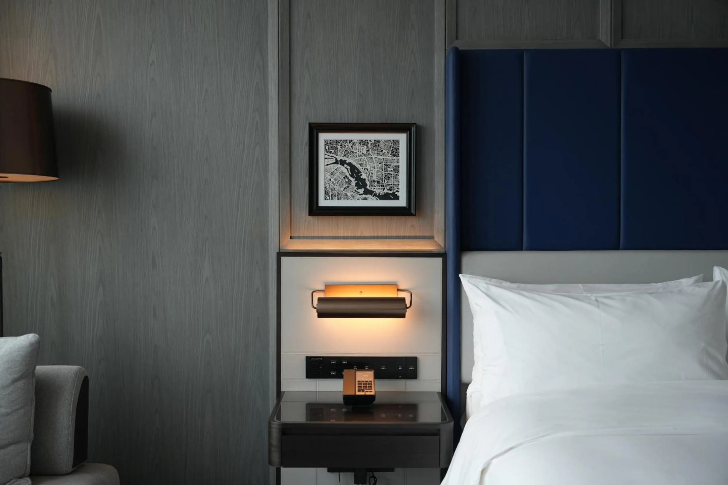 Decorative detail, Bed in Le Meridien Nantong