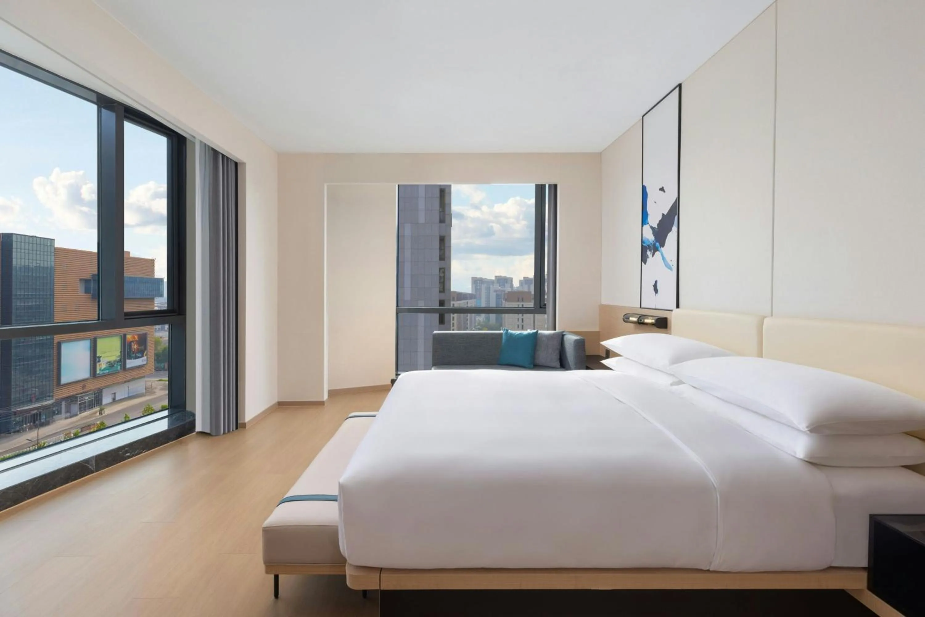 Bedroom, Bed in Fairfield by Marriott Yiwu