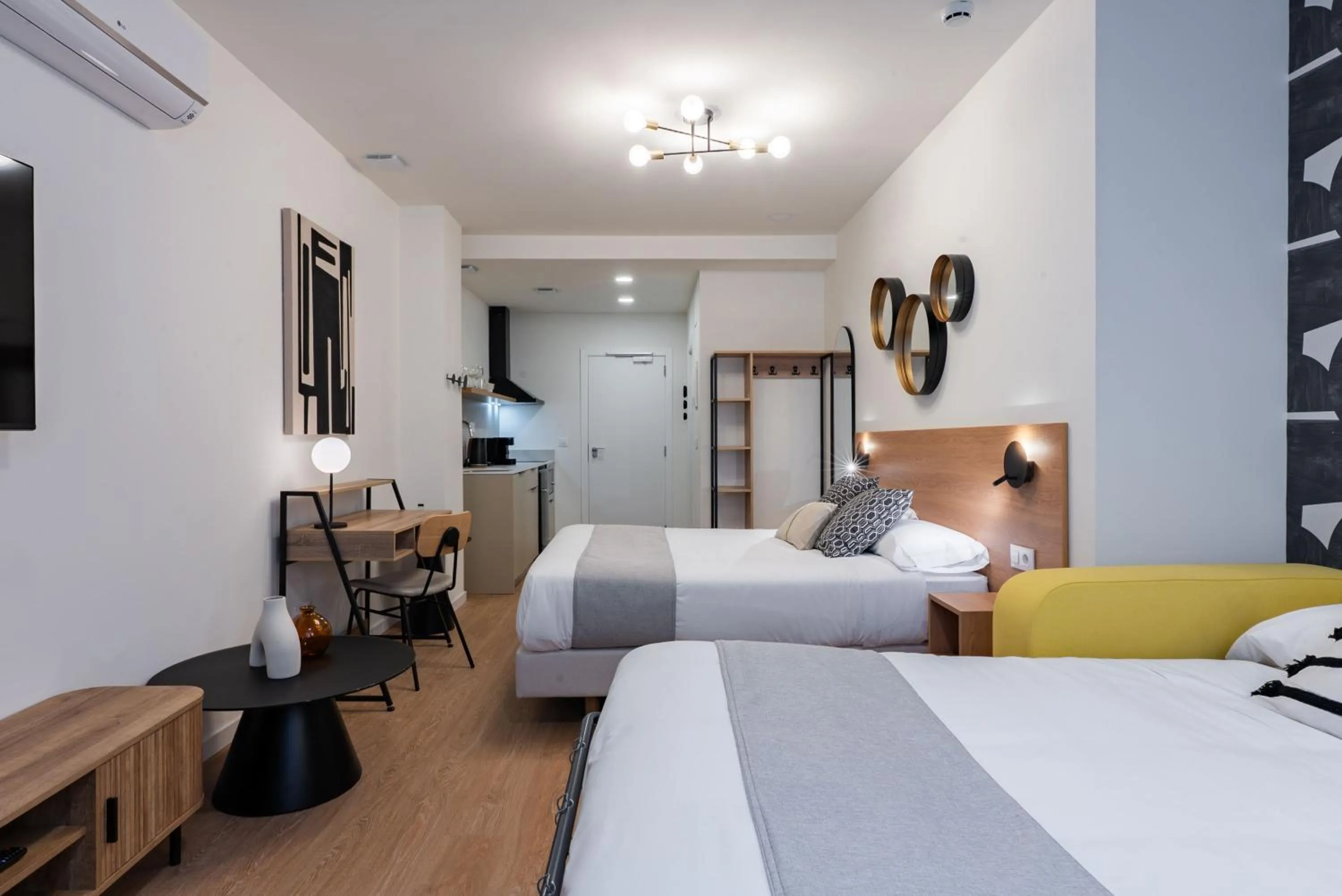 Bedroom, Bed in Smartr Valencia Turia