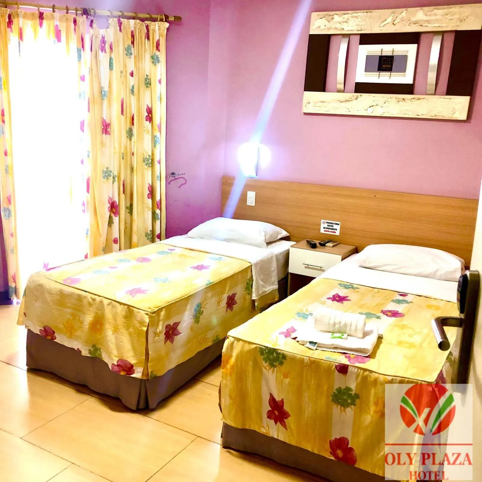 Bed in Hotel Oly Plaza