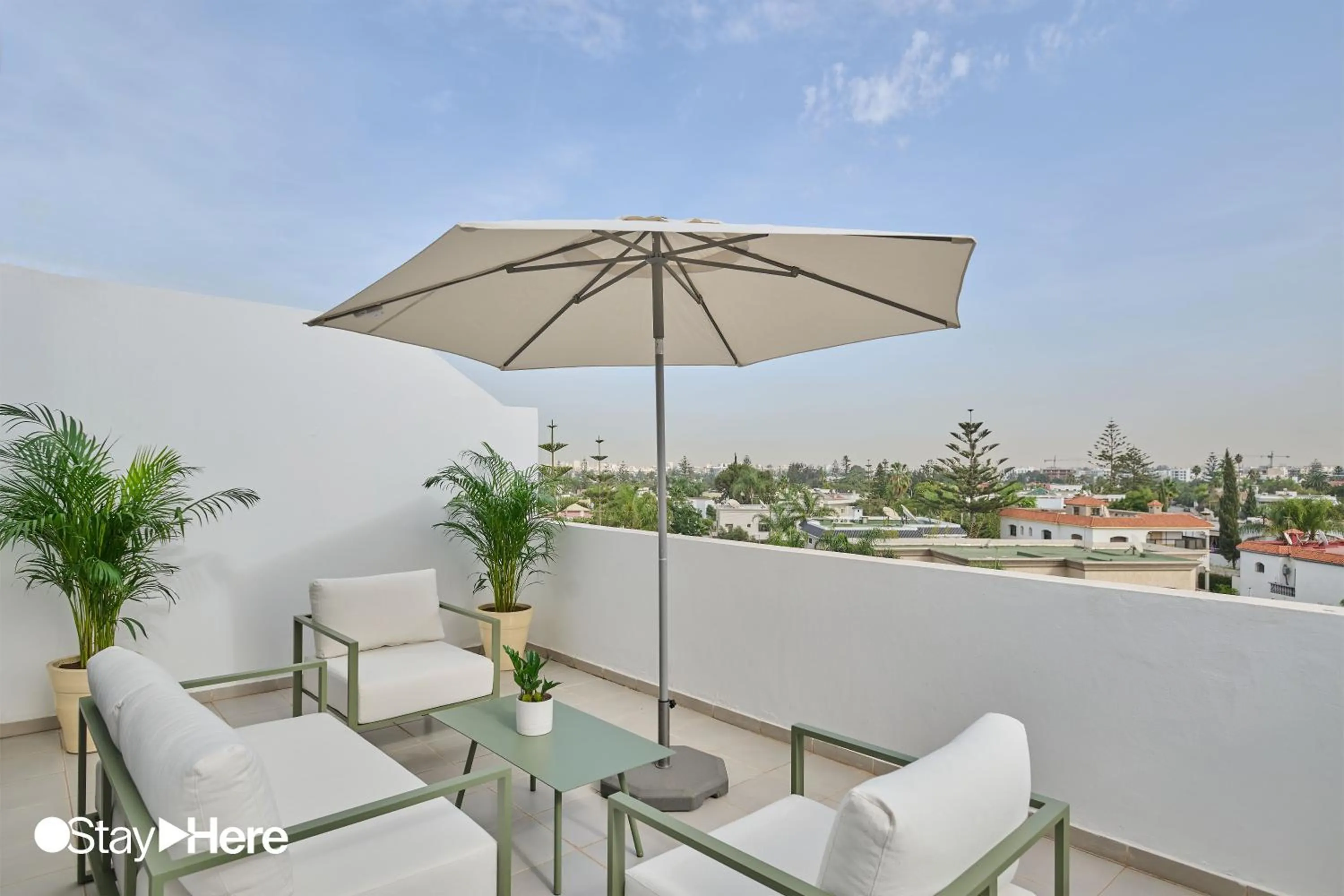 Balcony/Terrace in StayHere Casablanca - Oasis - Premium Residence