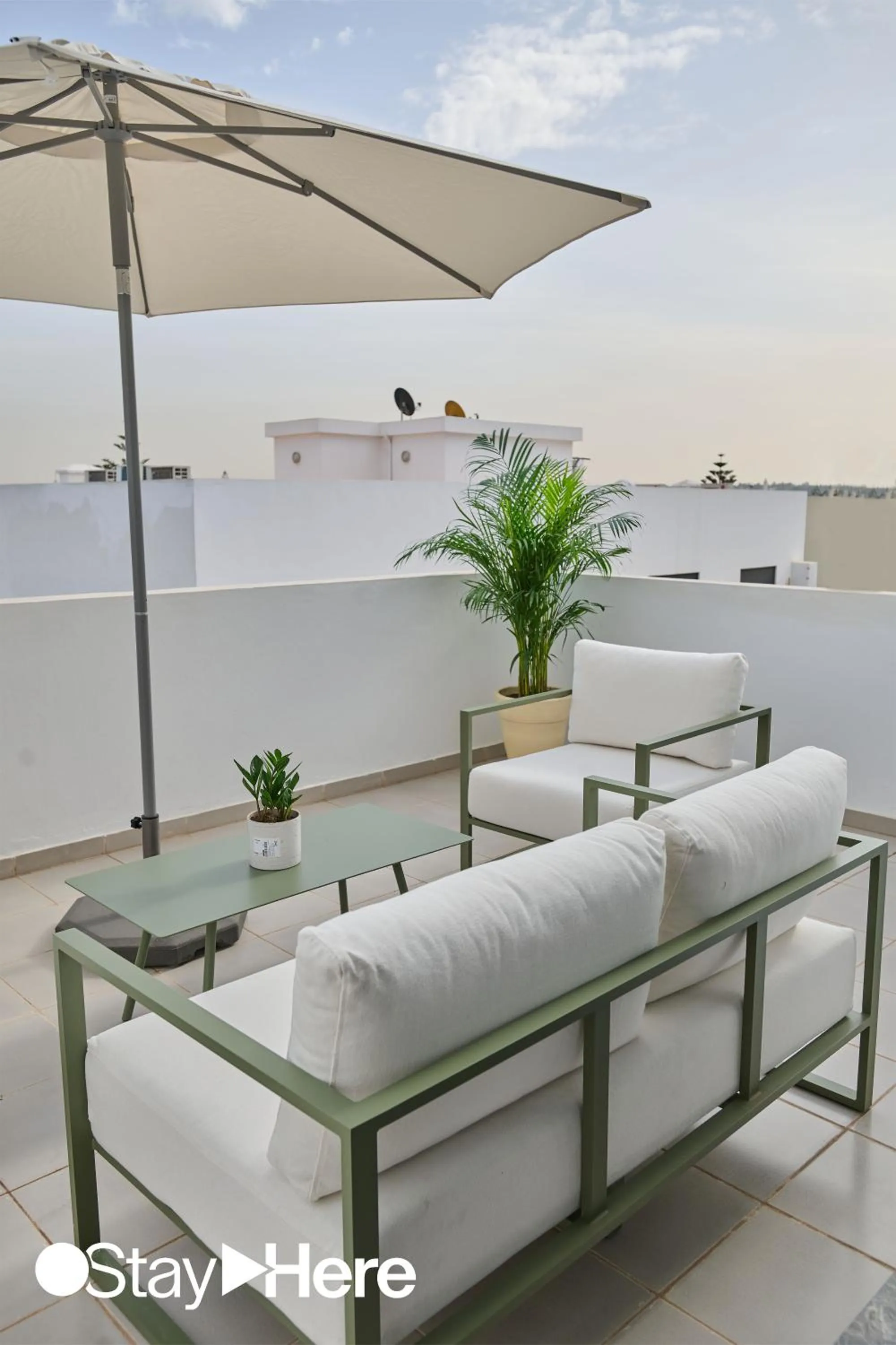 Balcony/Terrace in StayHere Casablanca - Oasis - Premium Residence