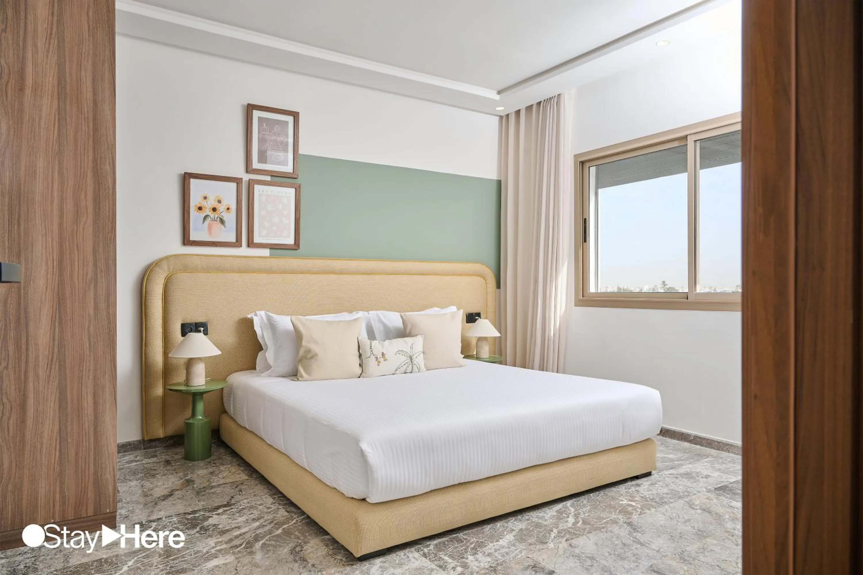 Bed in StayHere Casablanca - Oasis - Premium Residence