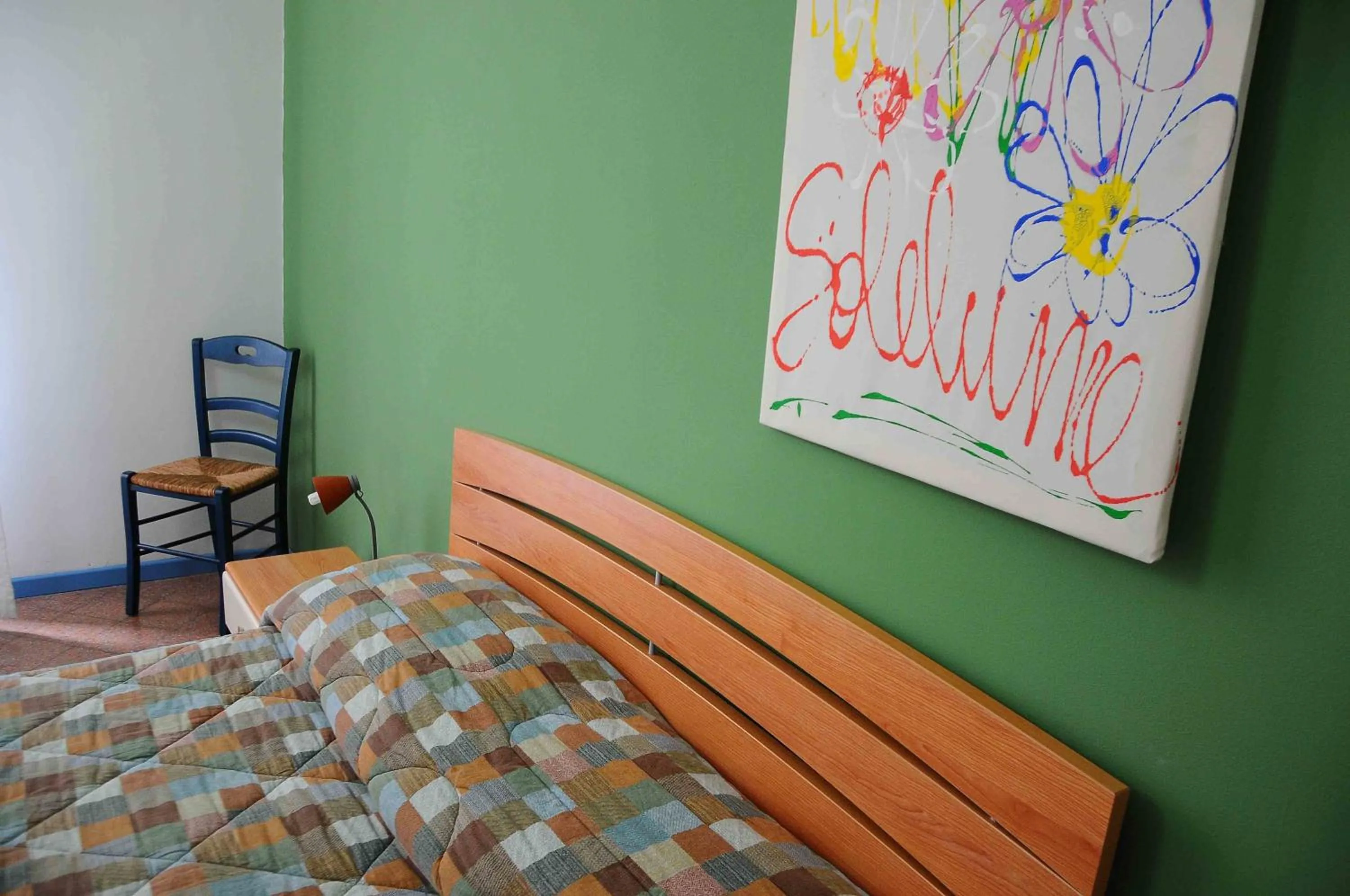 Decorative detail, Bed in B&B SoleLuna della Solidarietà