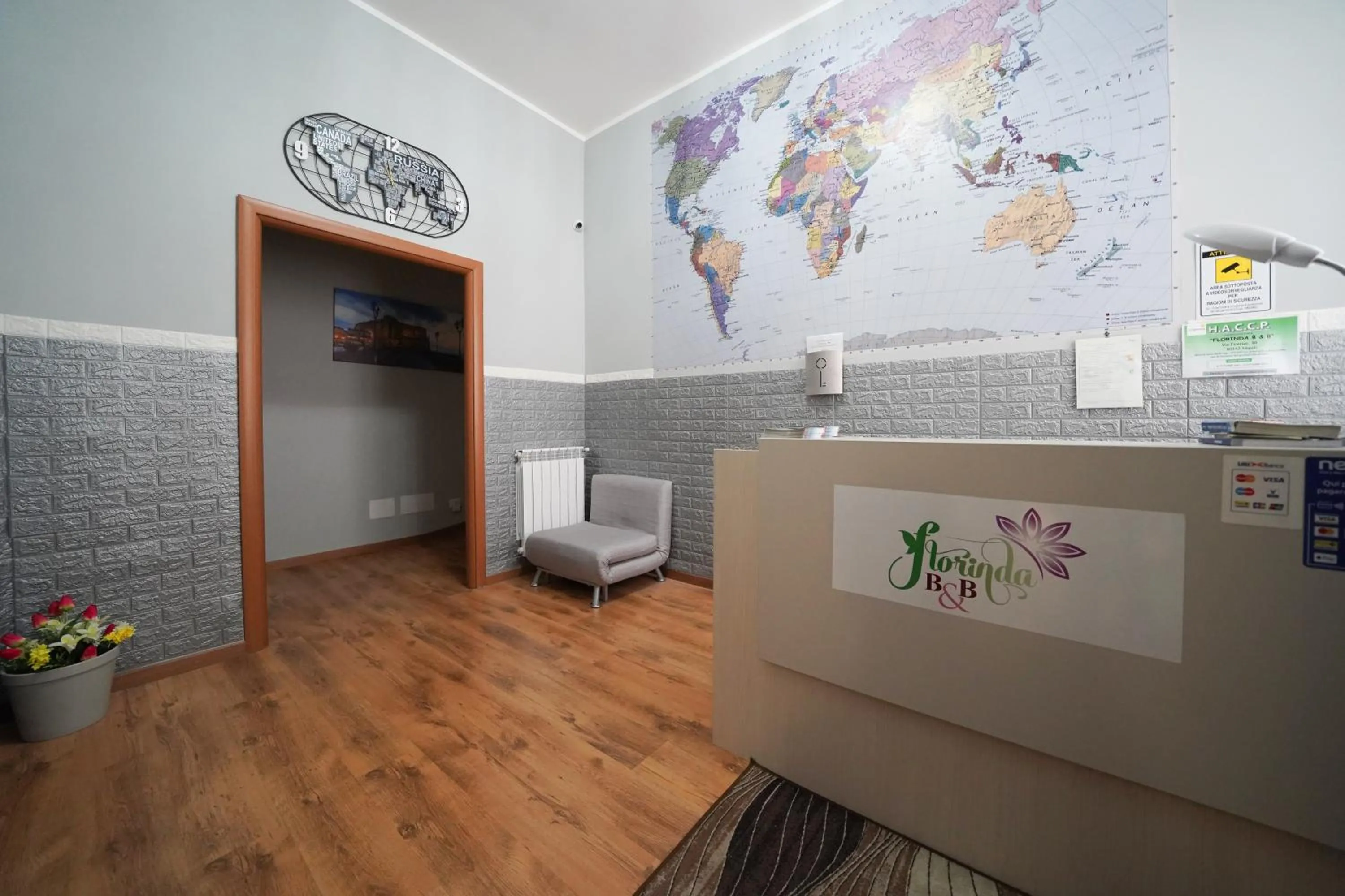 Lobby or reception in Florinda B&B