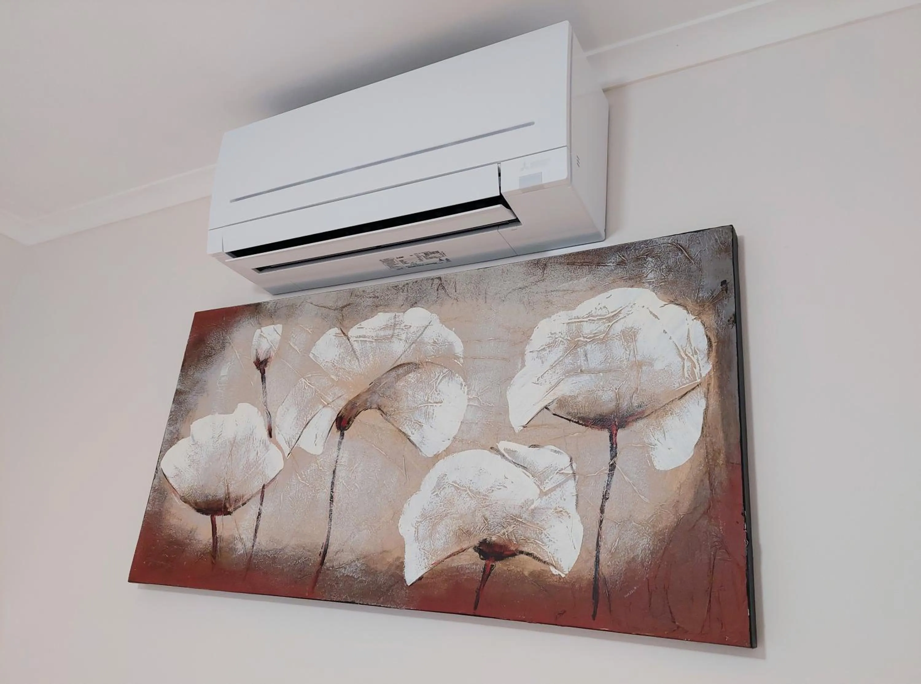 air conditioner in Capon Cottage