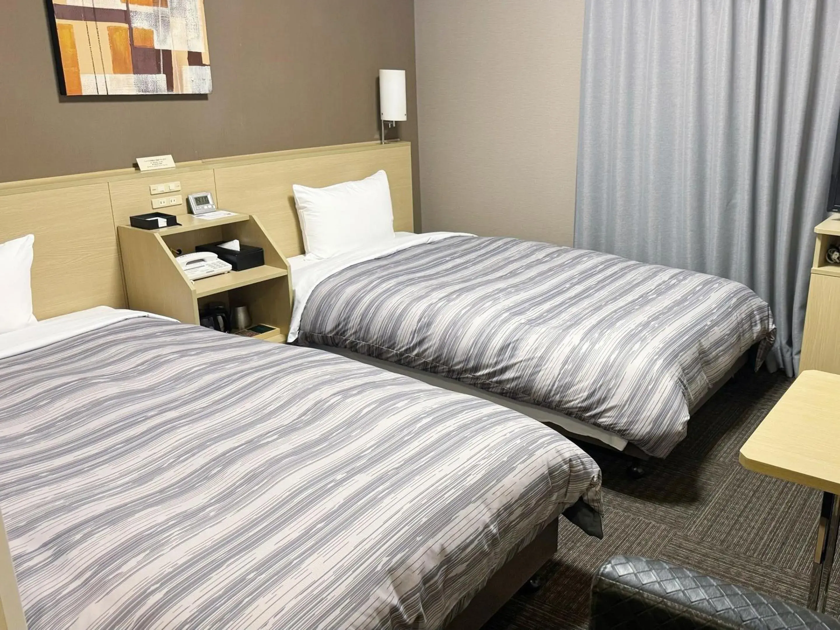 Twin Room - single occupancy - Non-Smoking in Hotel Route Inn Hitachinaka Twin Room - single occupancy - Non-Smoking in Hotel Route Inn Hitachinaka