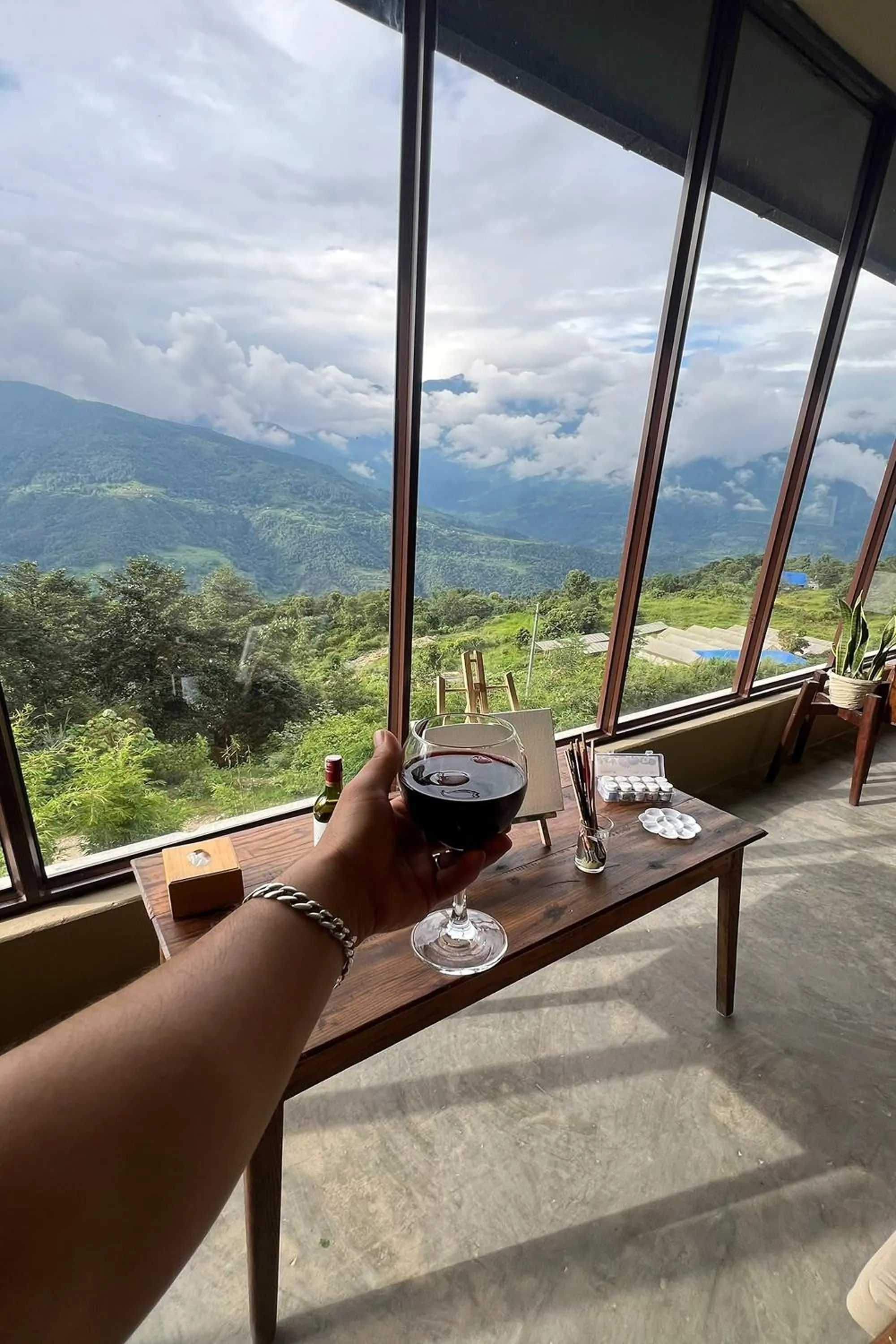 View (from property/room) in Nana Mountain Resort Mt Annapurna View