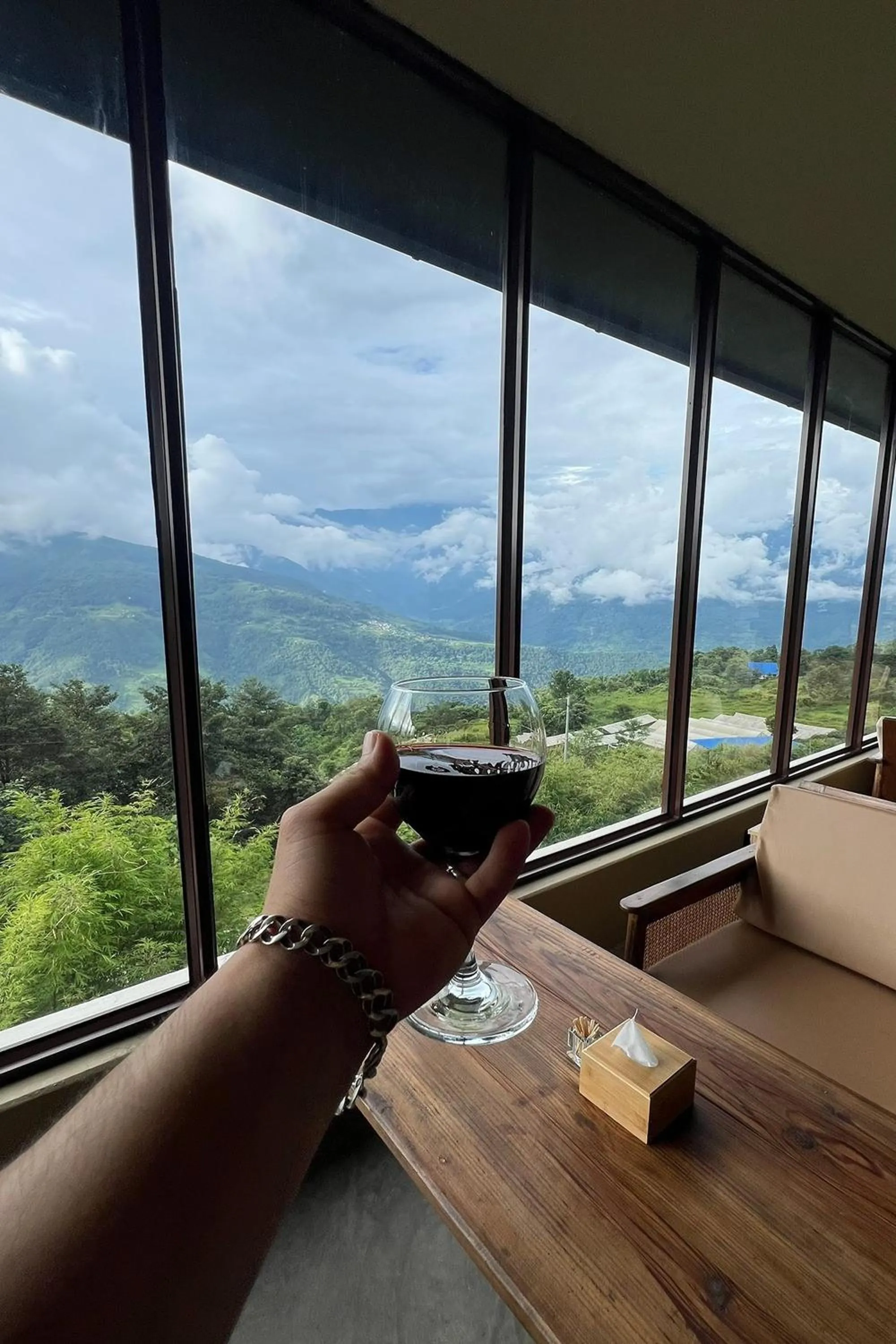 Drinks in Nana Mountain Resort Mt Annapurna View