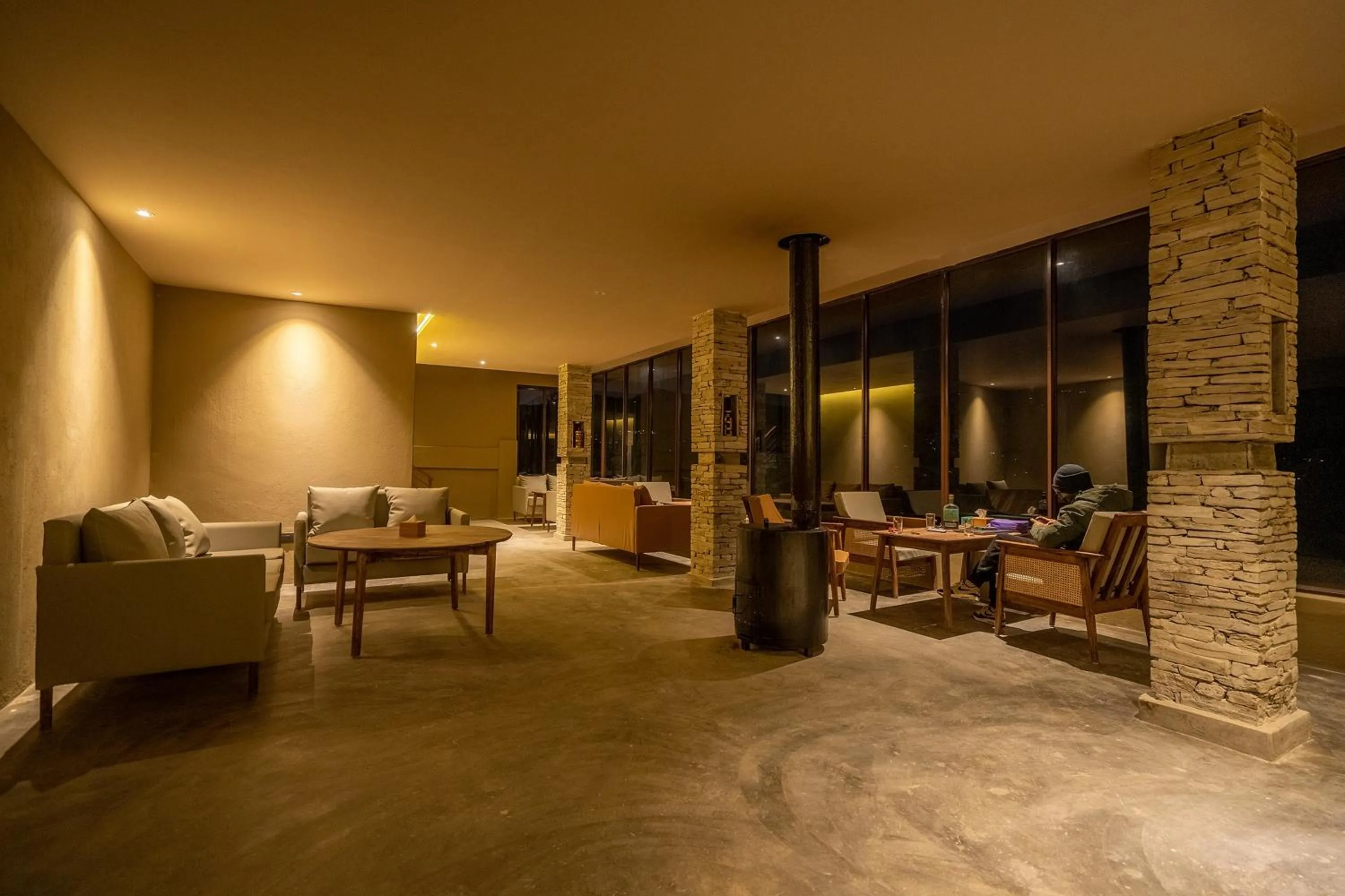 Living room in Nana Mountain Resort Mt Annapurna View