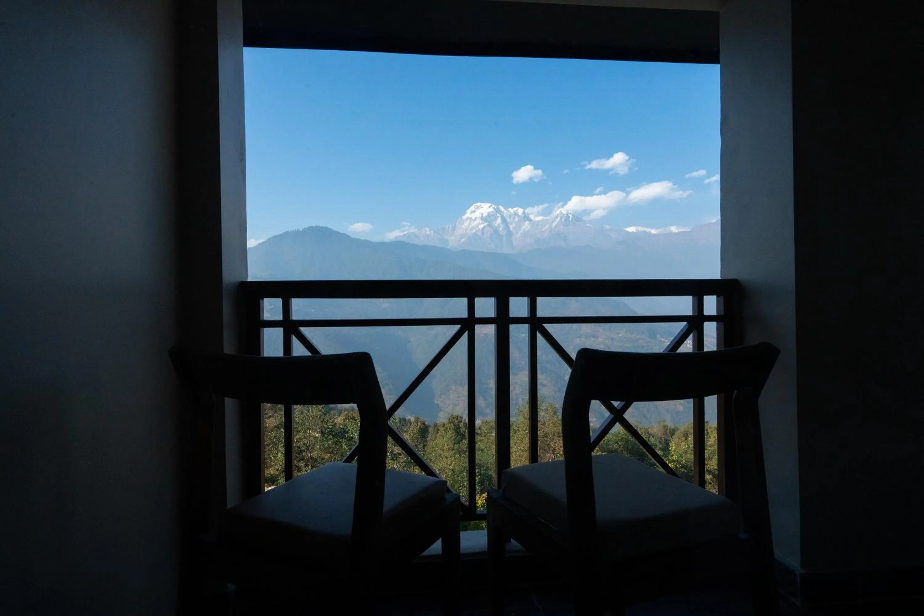 Balcony/Terrace in Nana Mountain Resort Mt Annapurna View